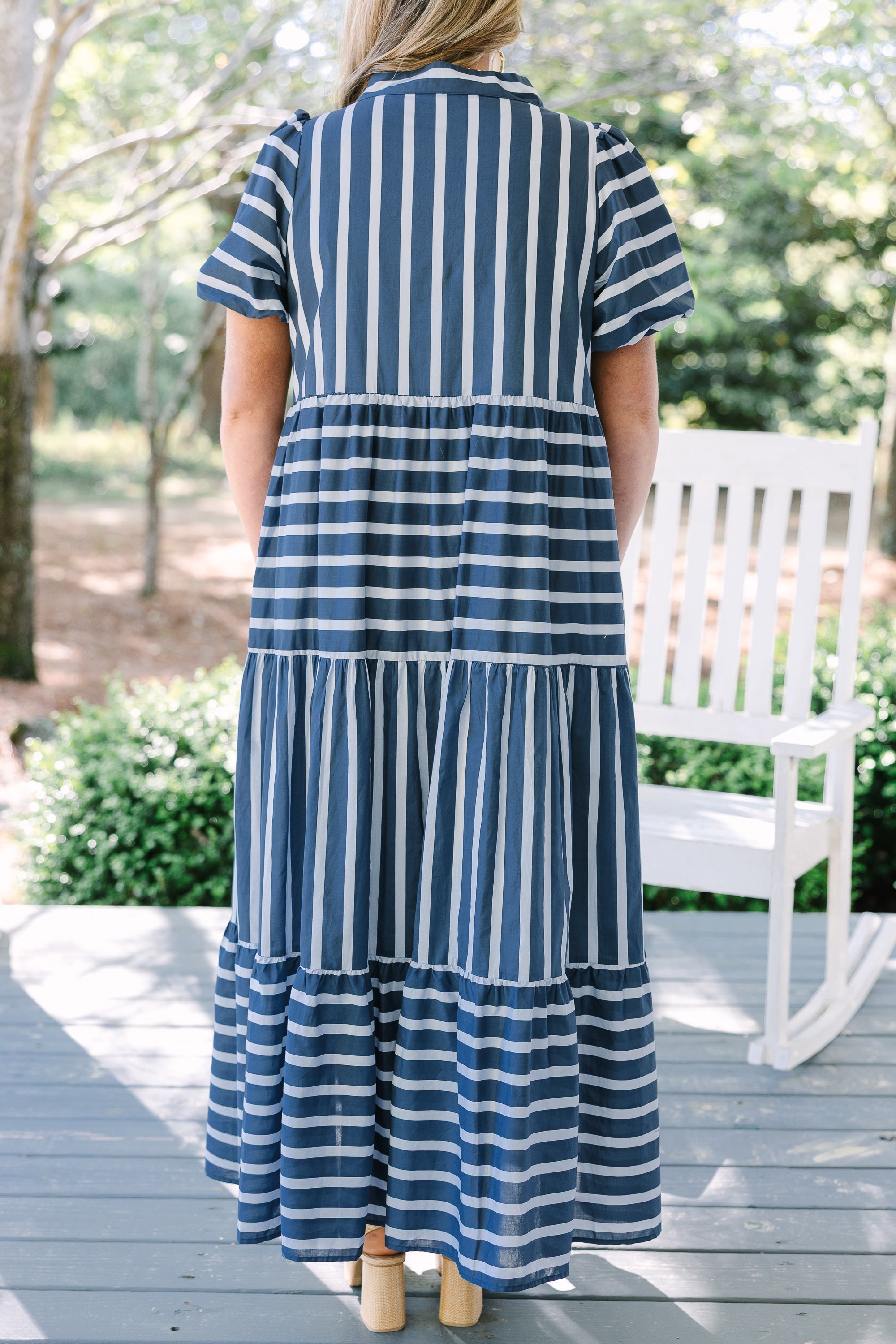 Bright Forecast Dress, Navy
