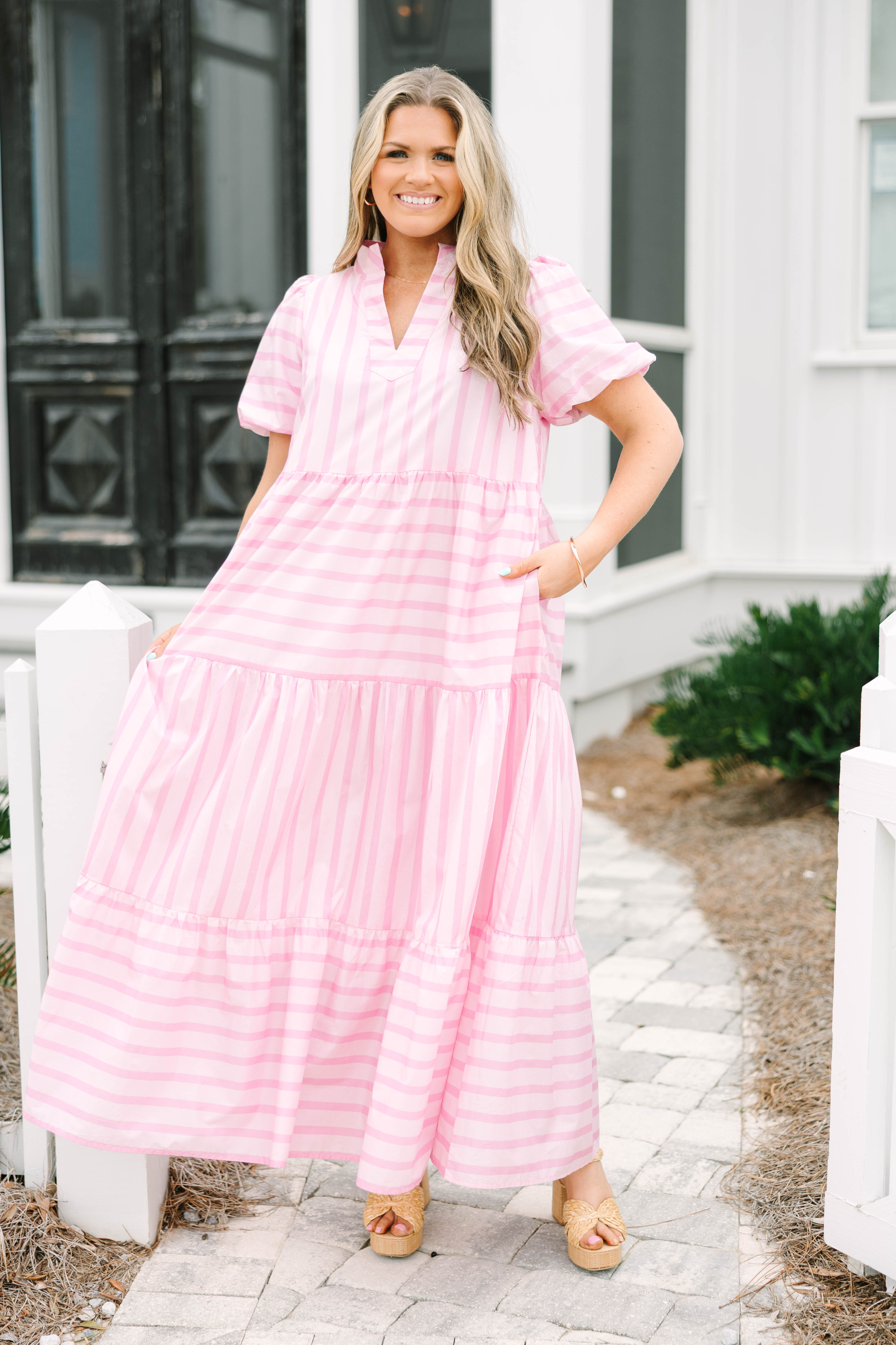 Bright Forecast Dress, Pink