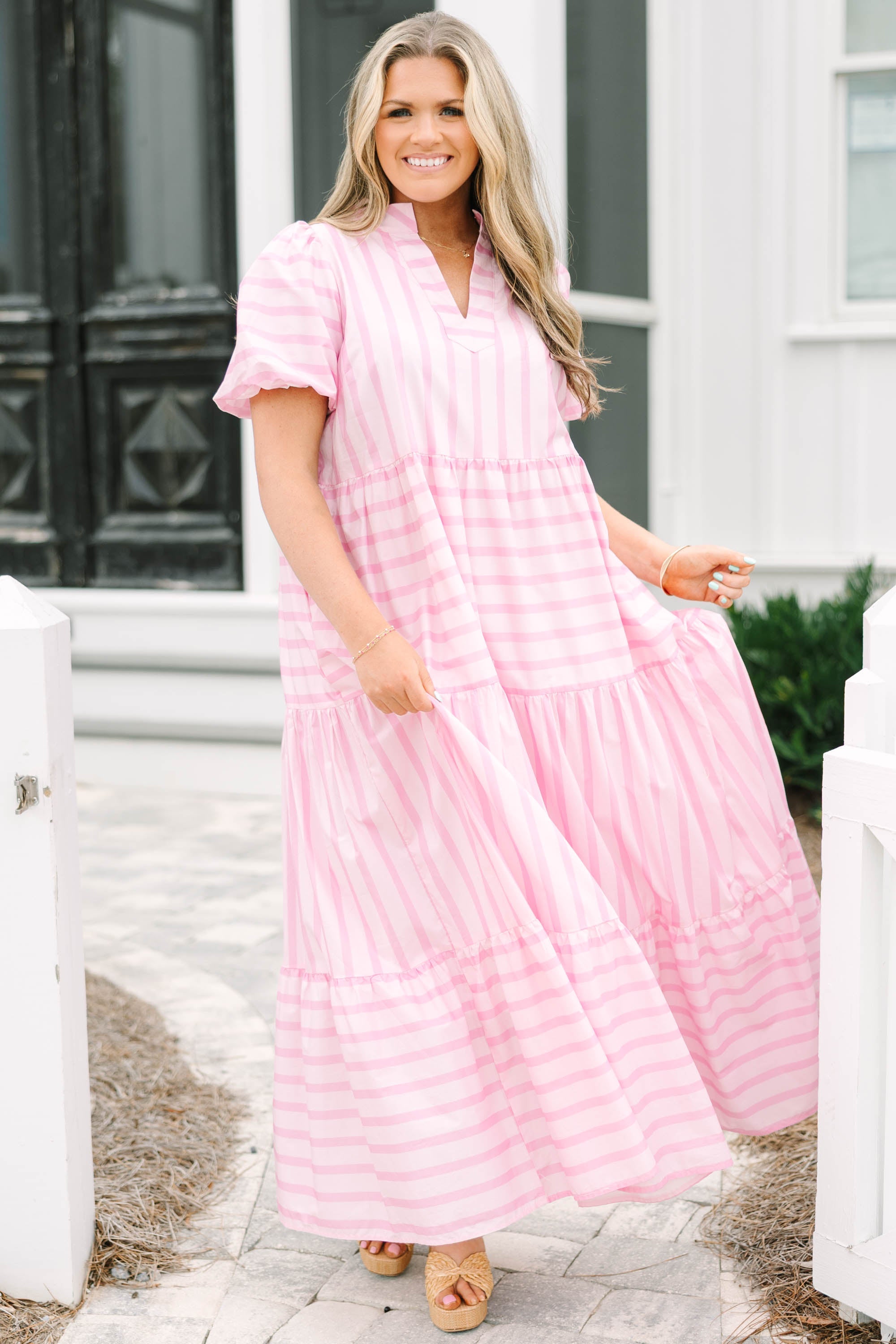Bright Forecast Dress, Pink