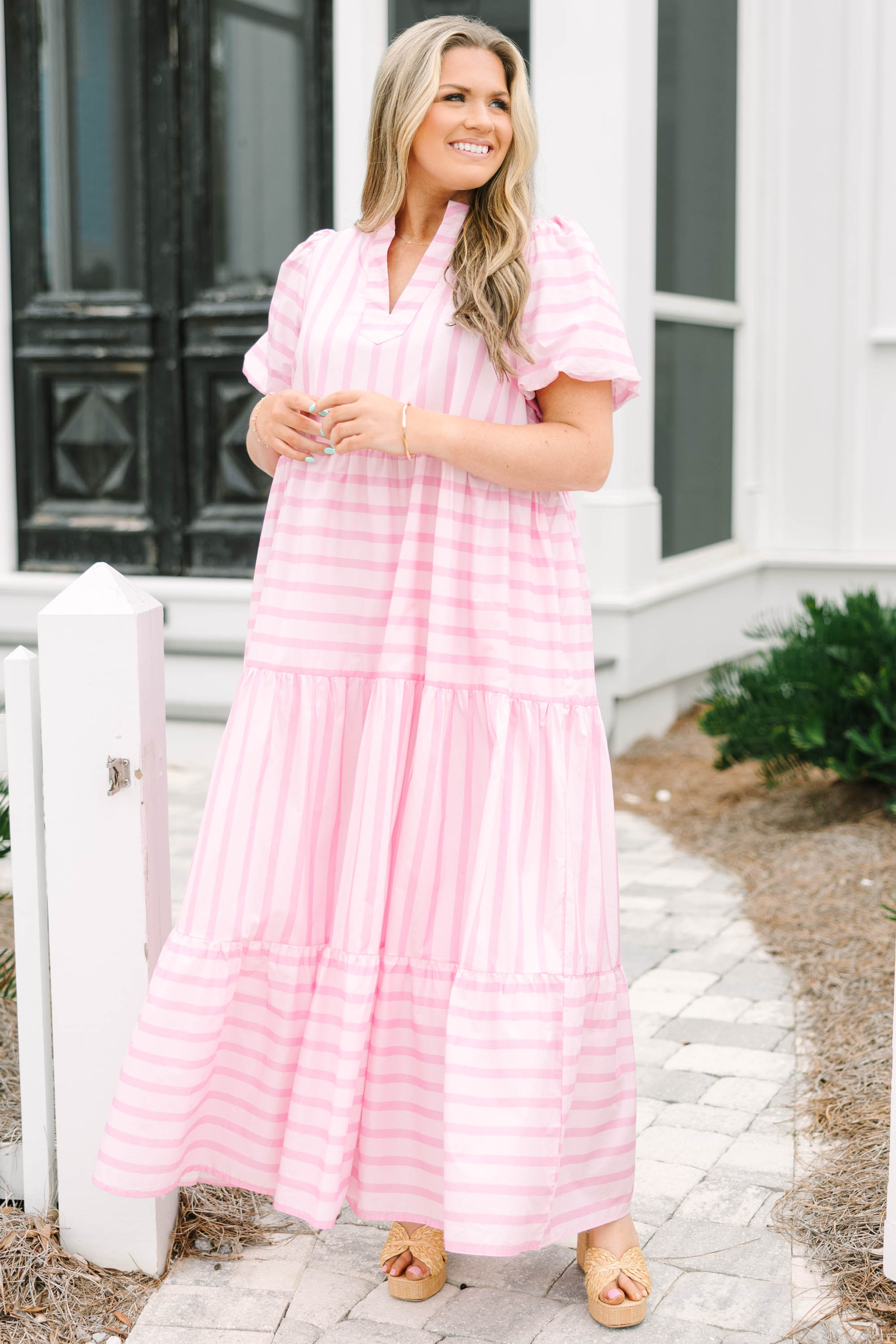 Bright Forecast Dress, Pink