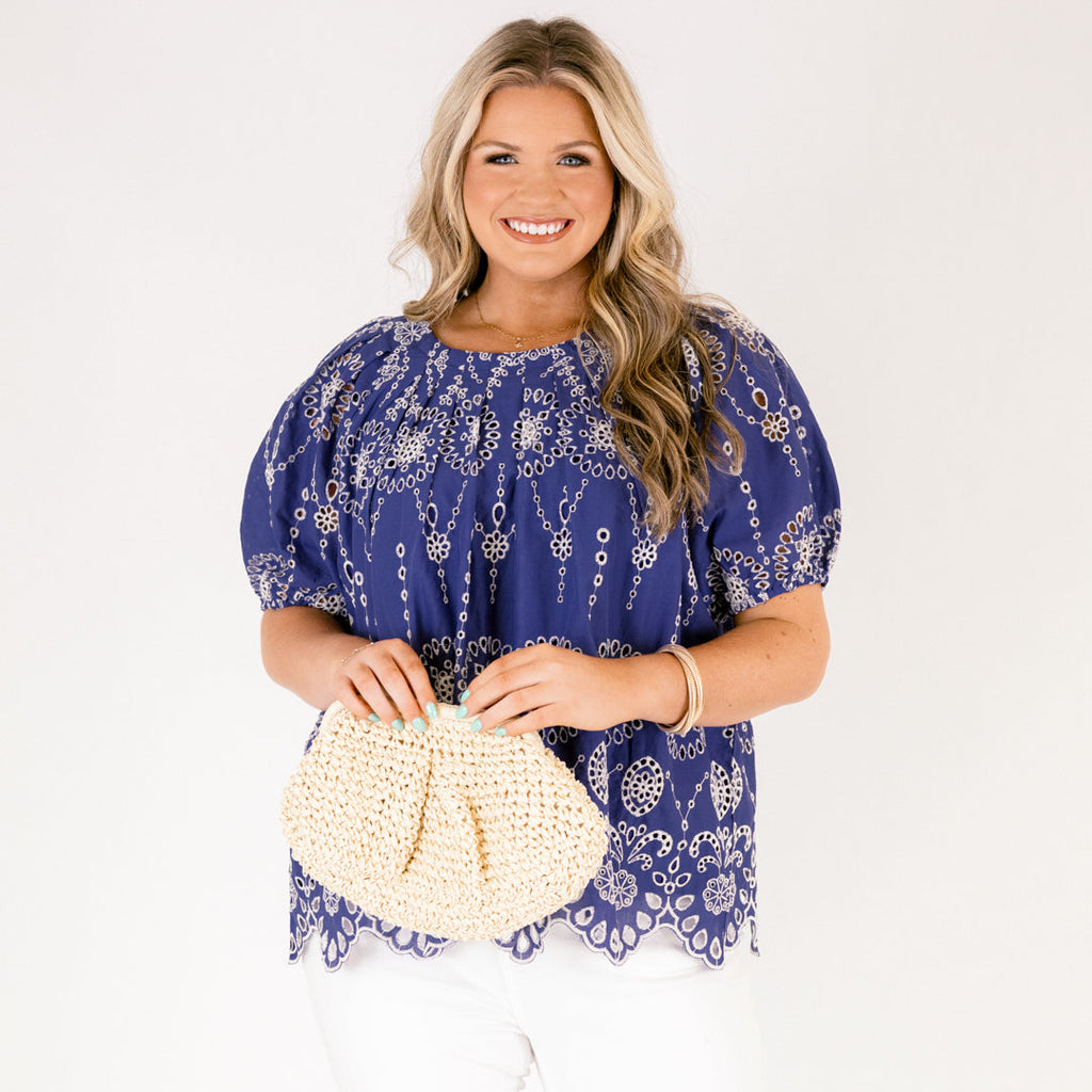 Bright Future Top, Navy