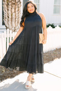 Bright On Time Dress, Black