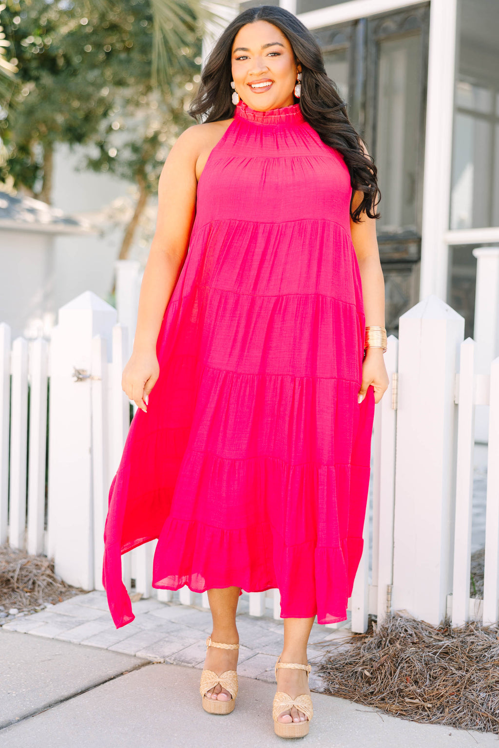 Bright On Time Dress, Pink