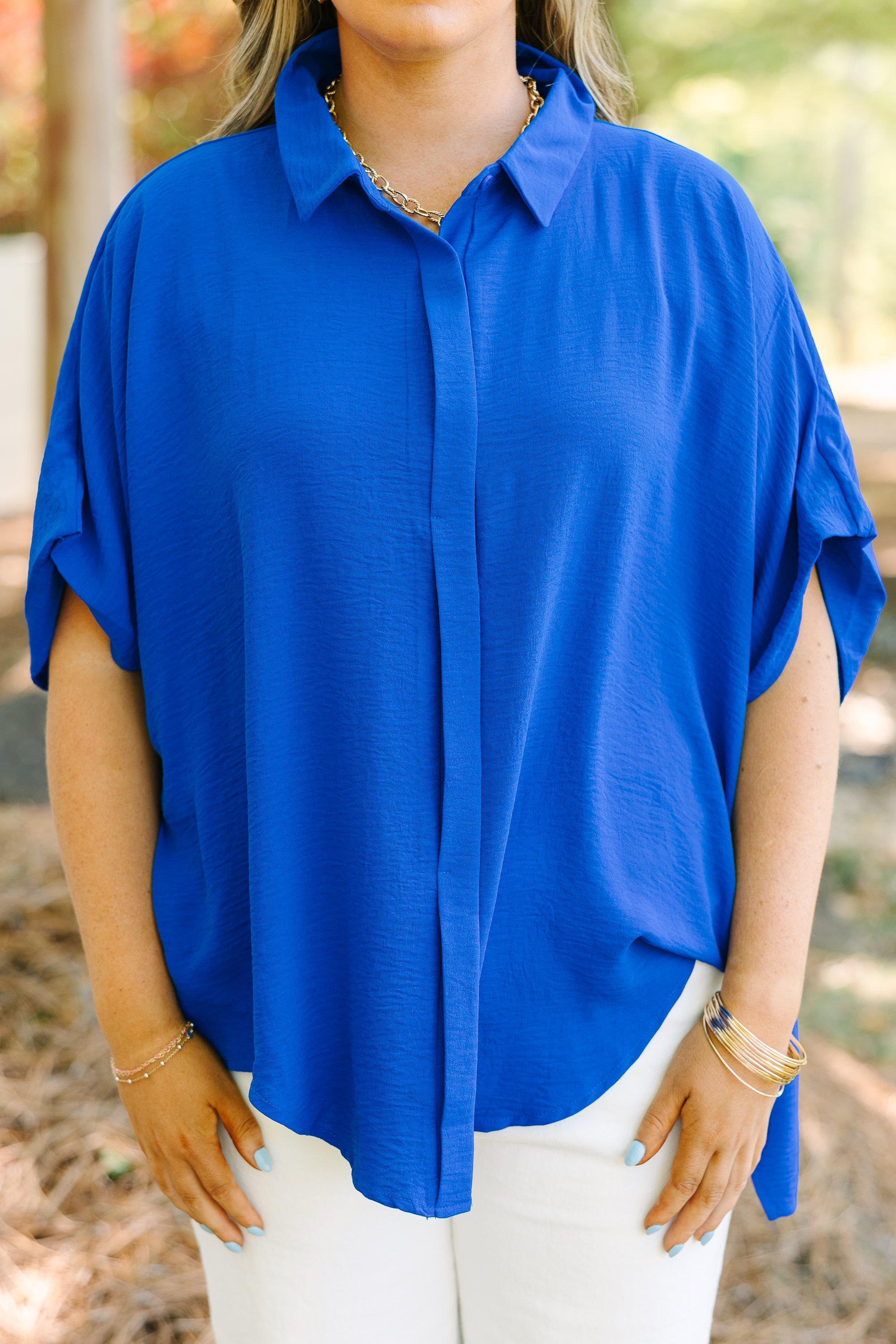 Caller Top, Royal Blue