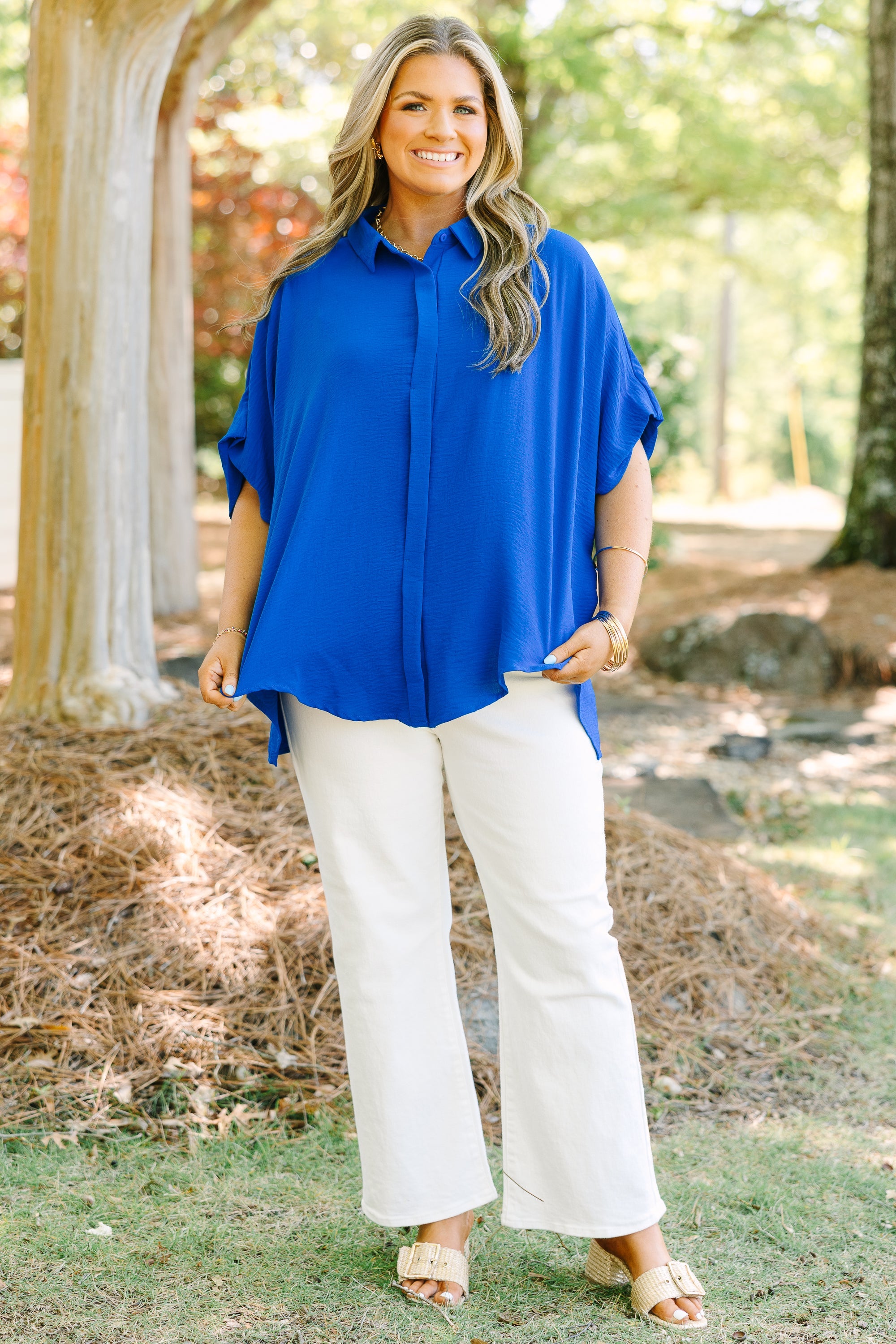 Caller Top, Royal Blue