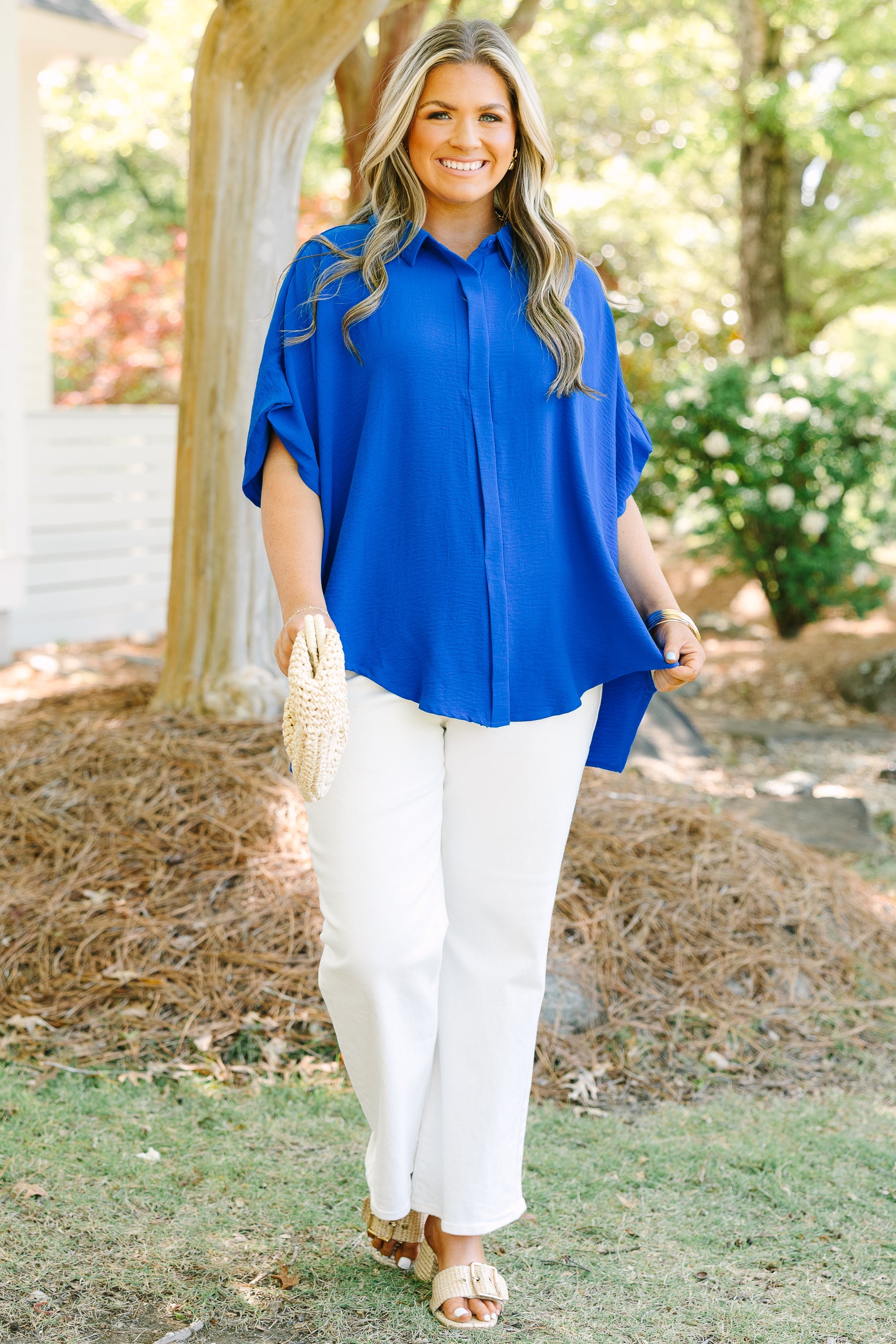 Caller Top, Royal Blue