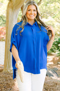 Caller Top, Royal Blue