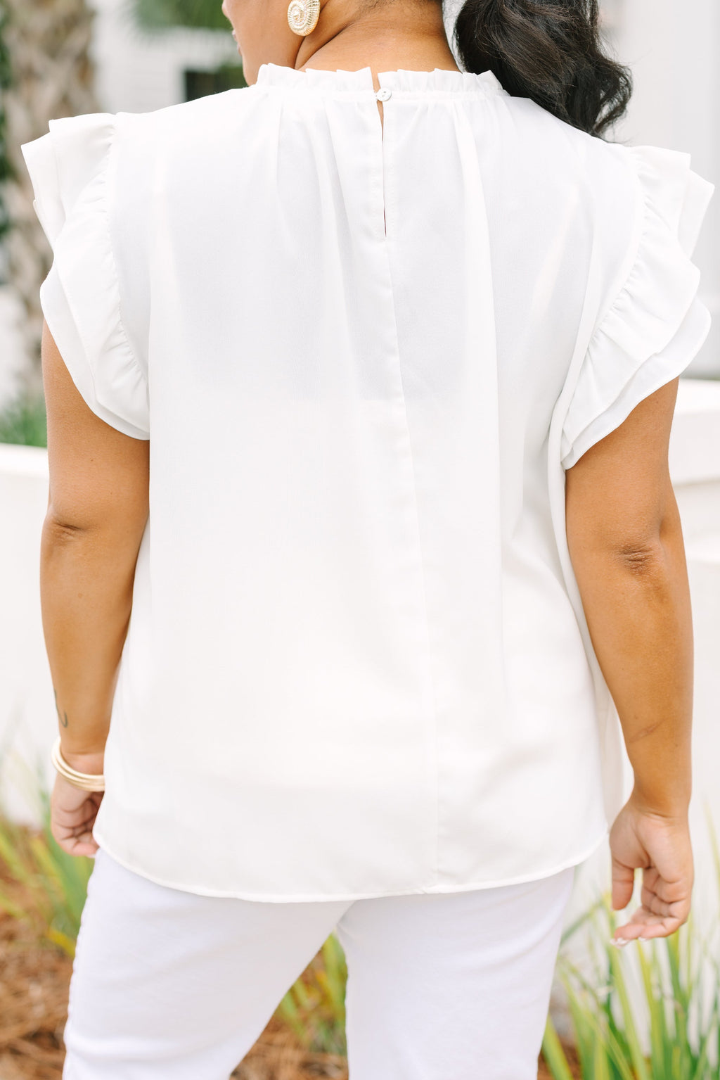 Call Me Baby Top, White