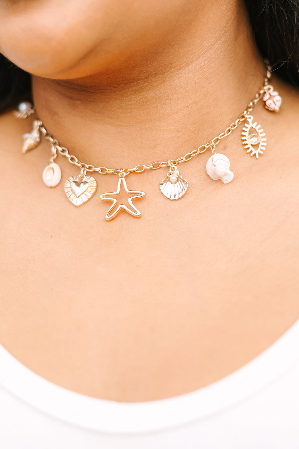 Calm Motion Necklace, Gold