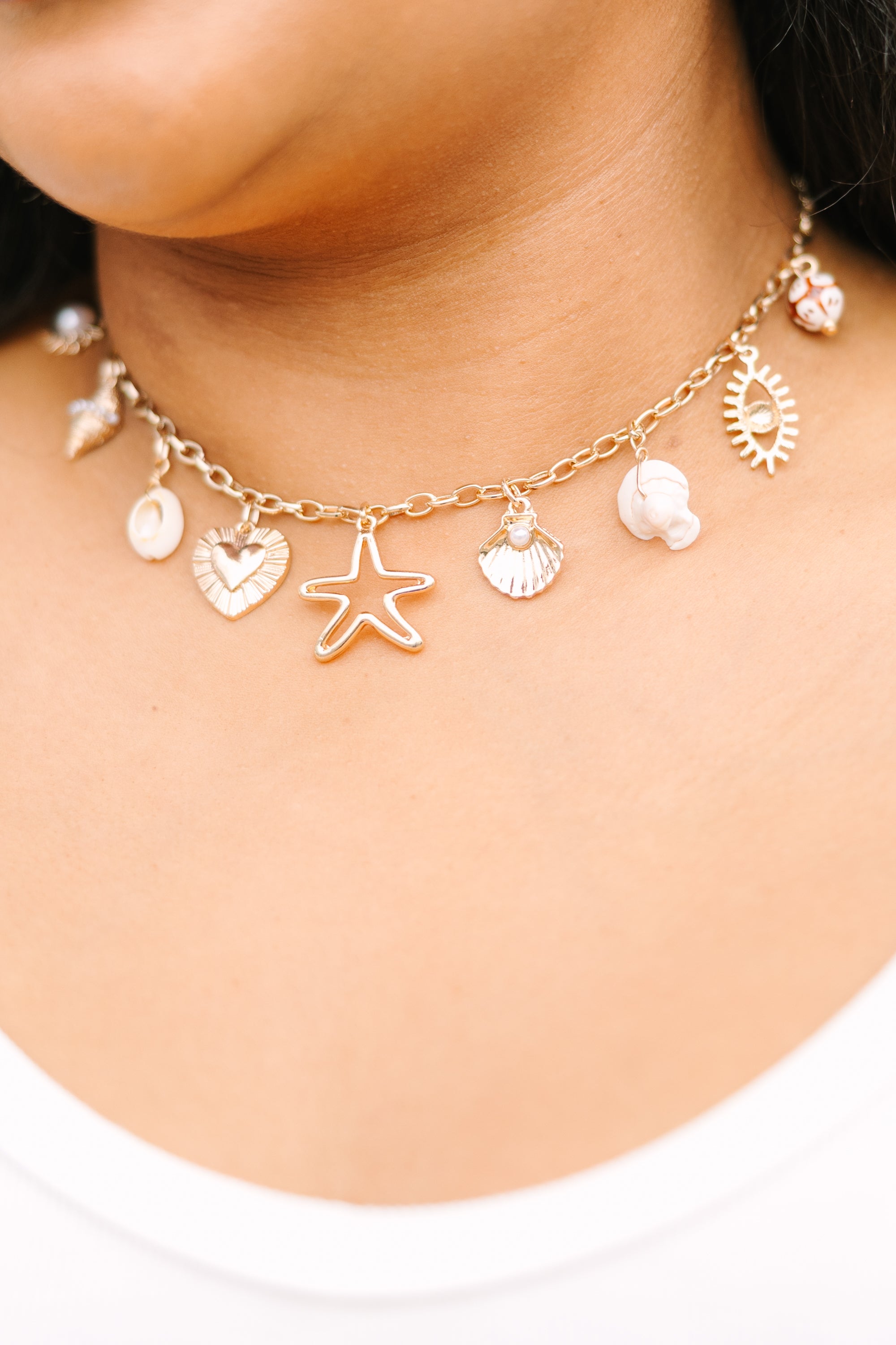 Calm Motion Necklace, Gold