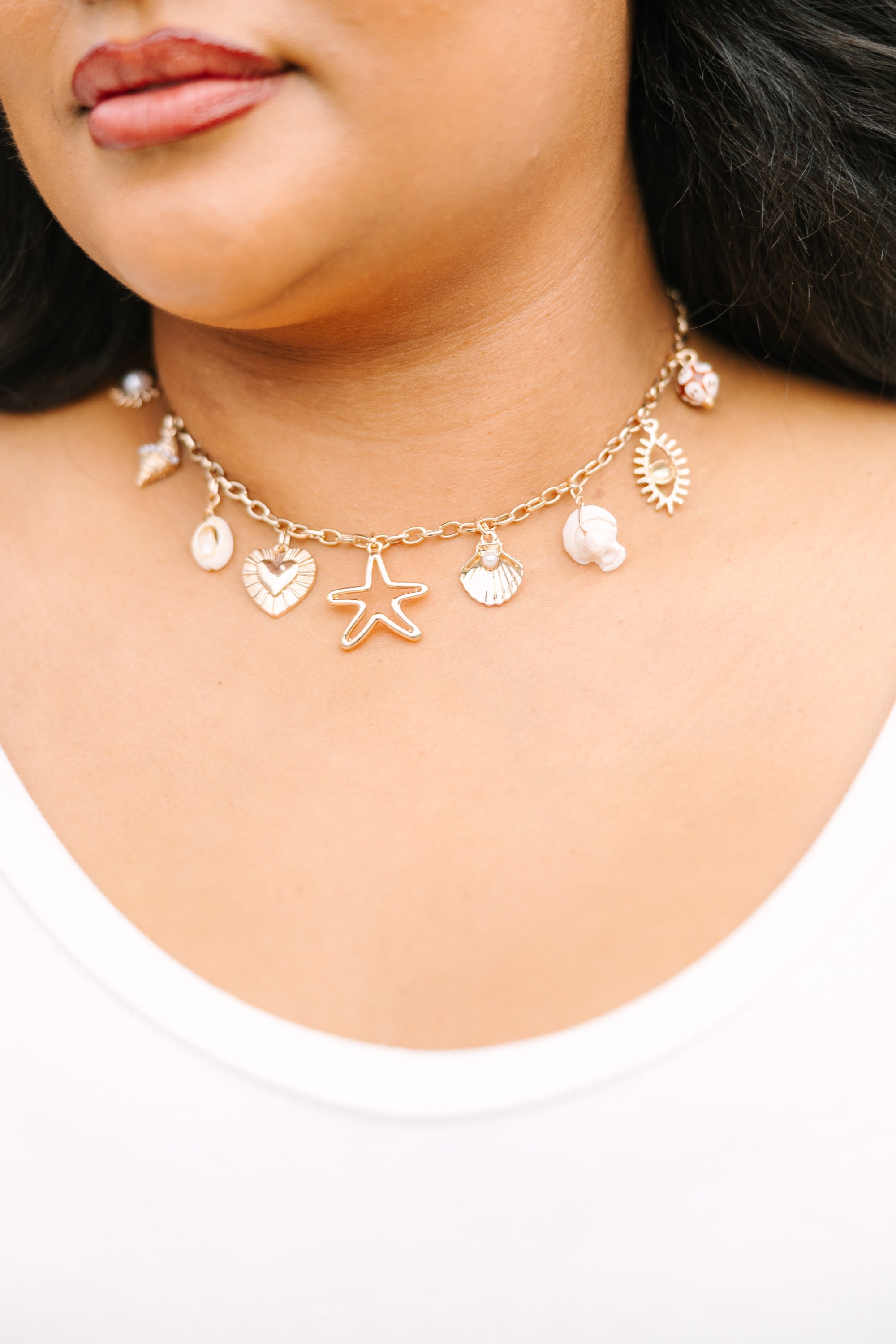 Calm Motion Necklace, Gold