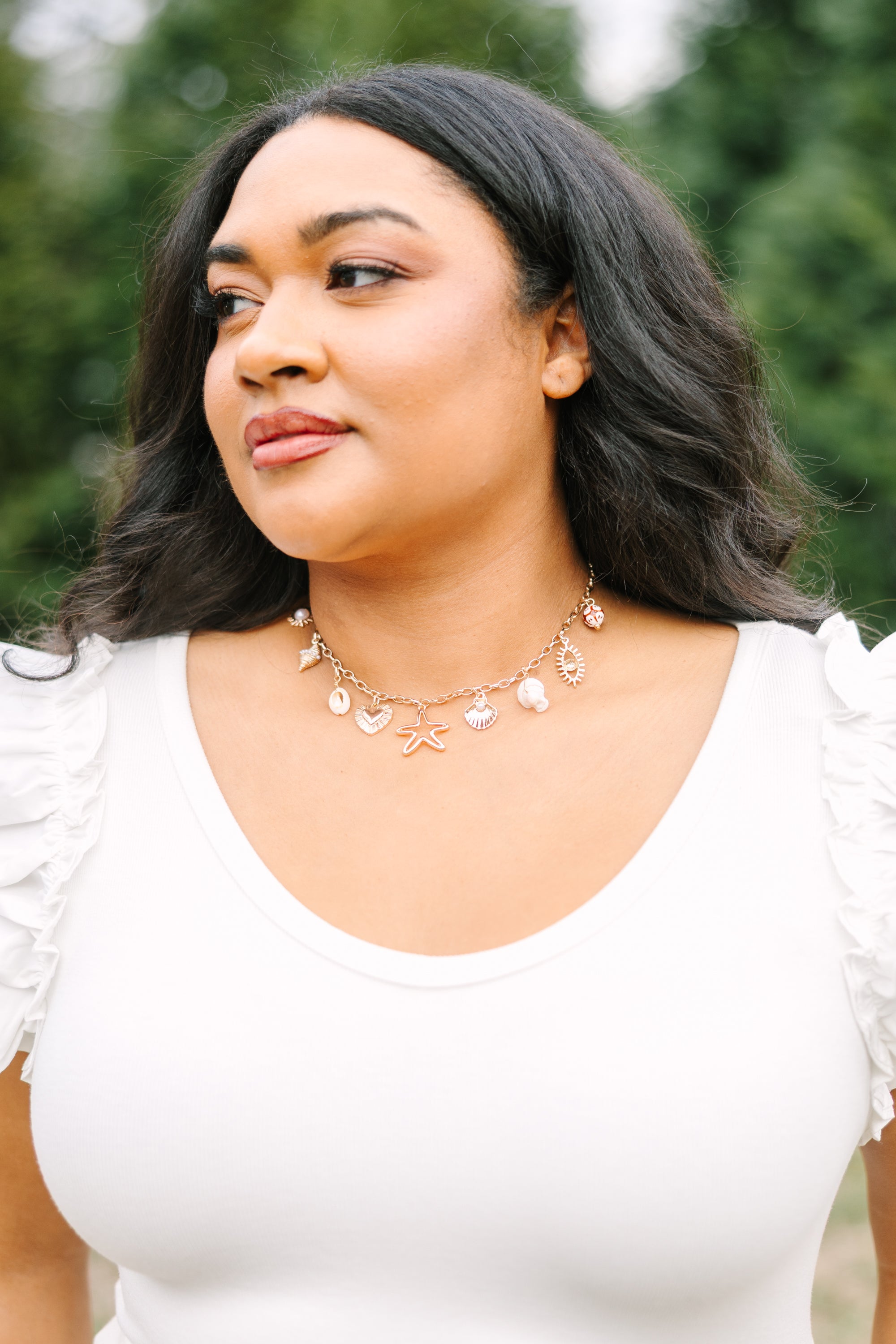 Calm Motion Necklace, Gold