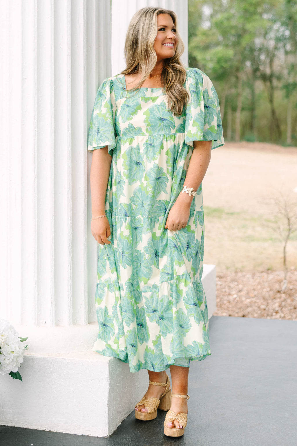 Can't Be Outdone Maxi Dress, Green