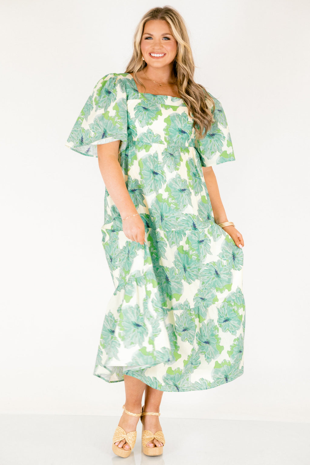 Can't Be Outdone Maxi Dress, Green