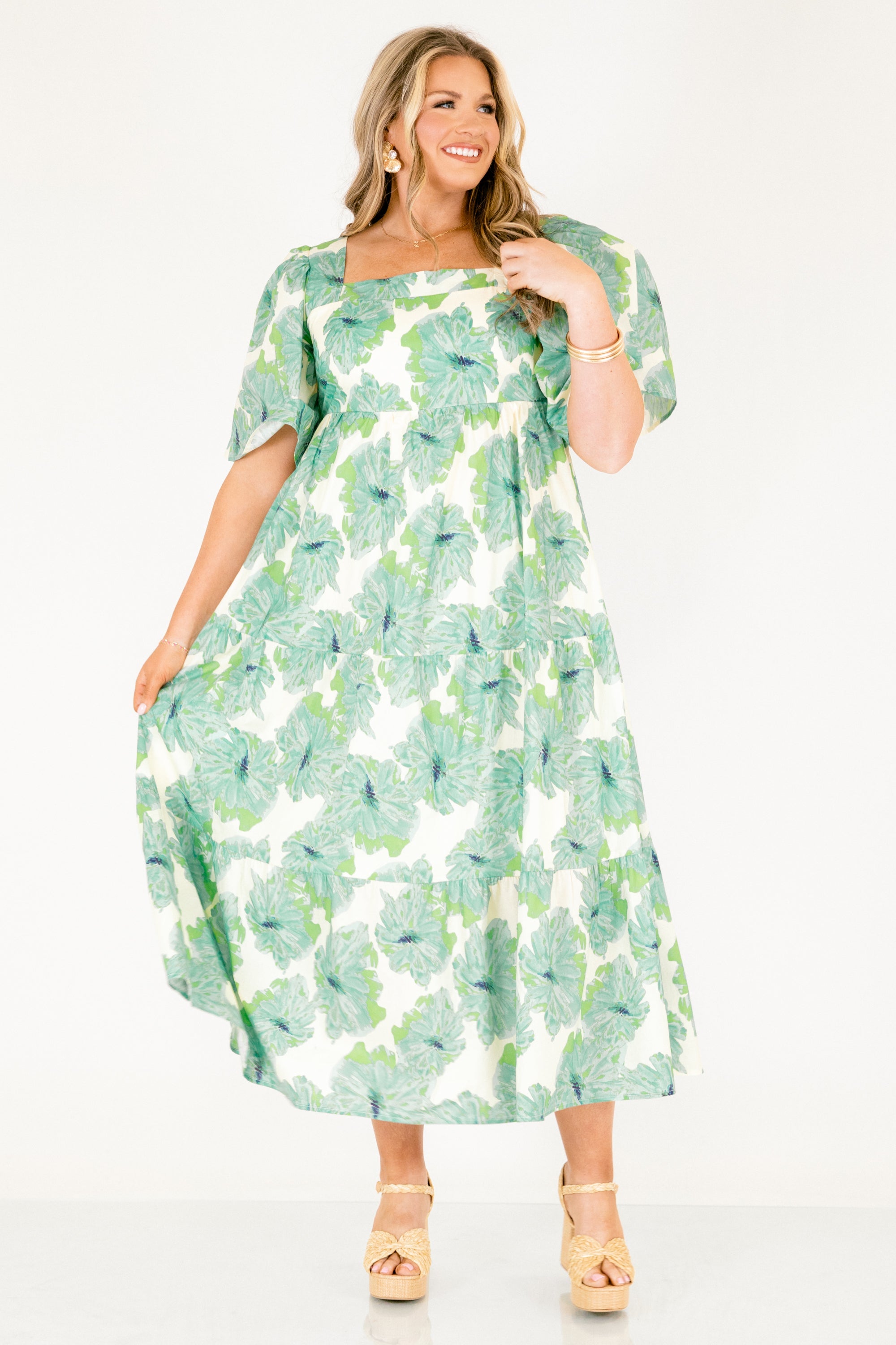 Can't Be Outdone Maxi Dress, Green