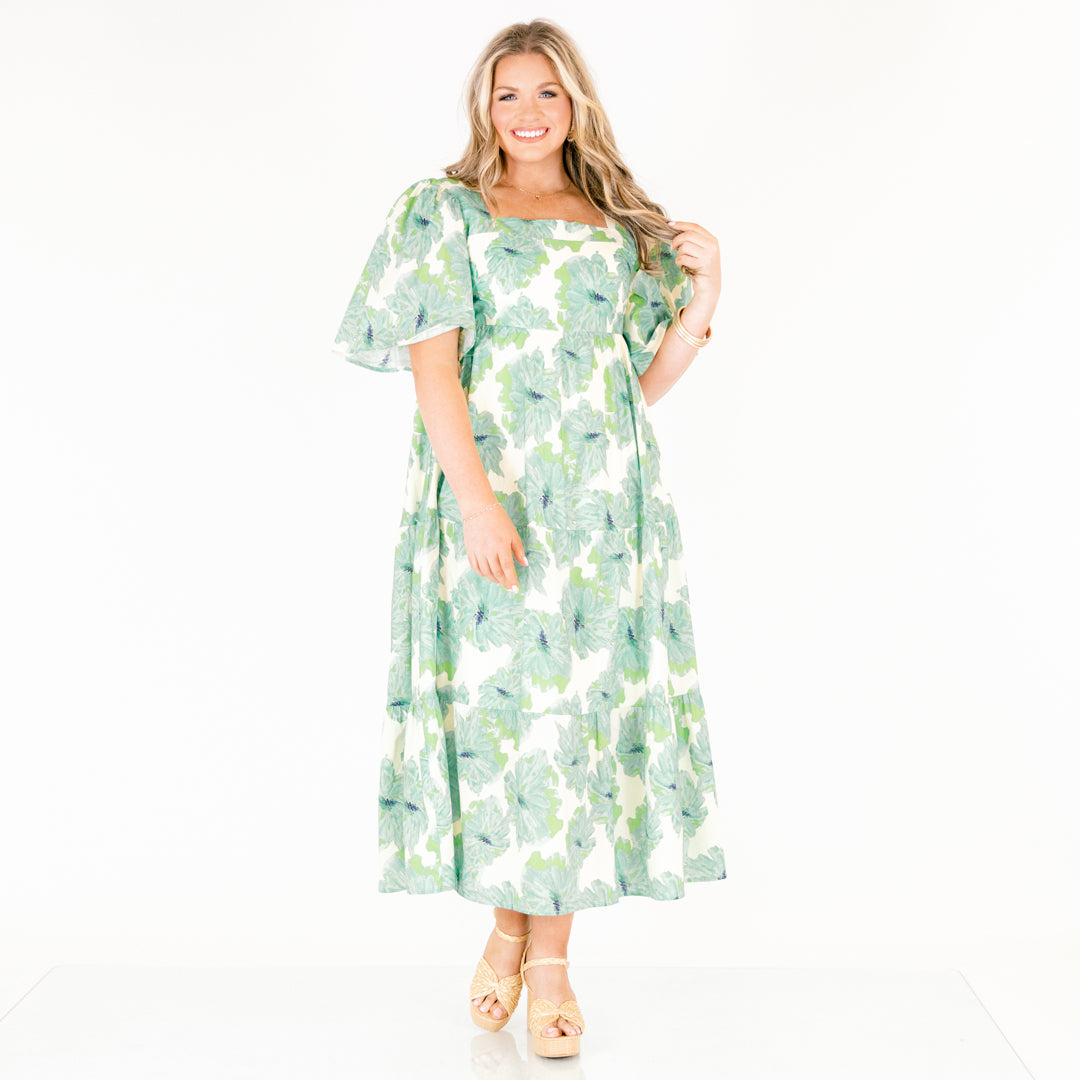Can't Be Outdone Maxi Dress, Green