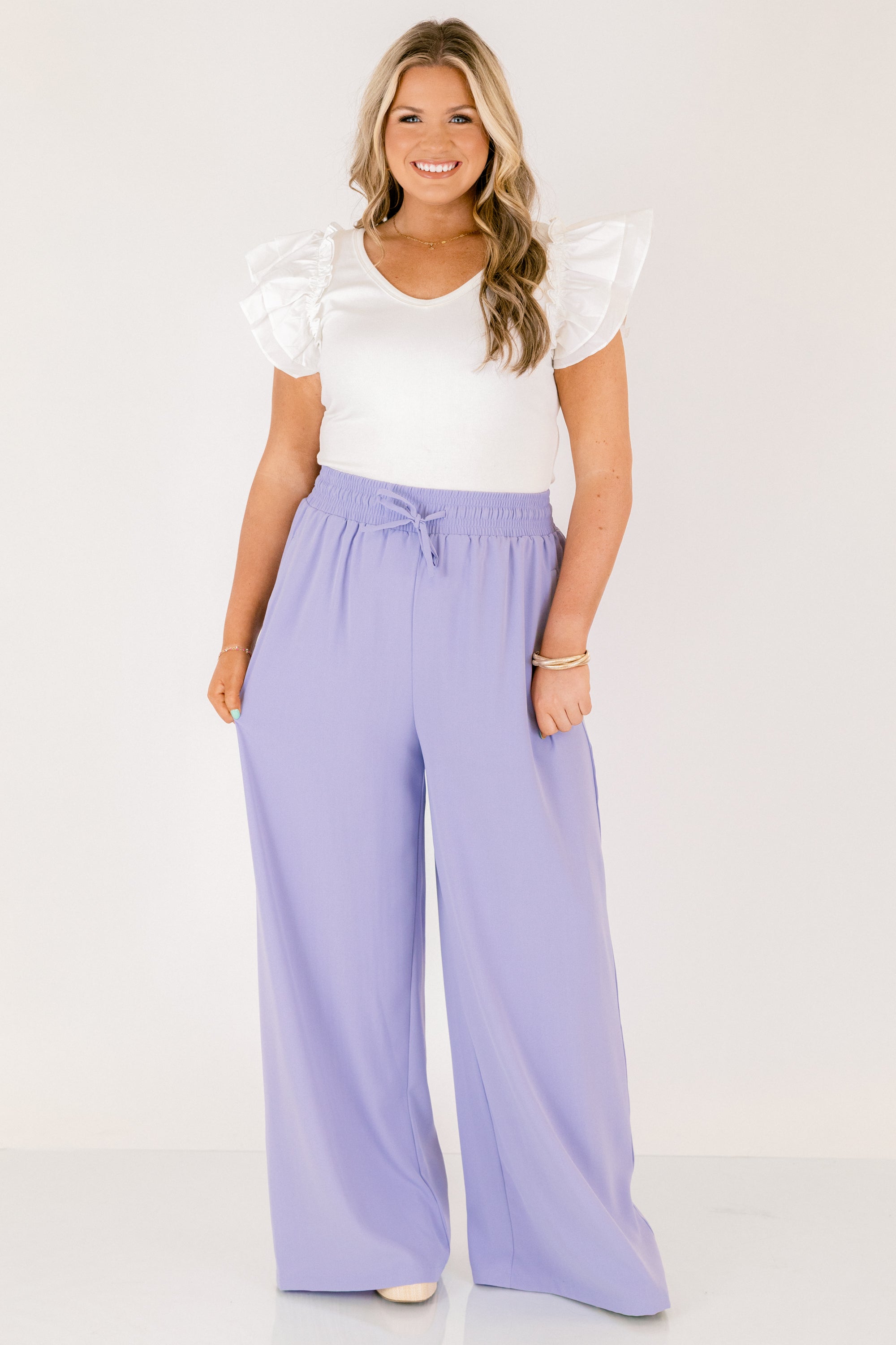 Can't Sit Still Pants, Periwinkle