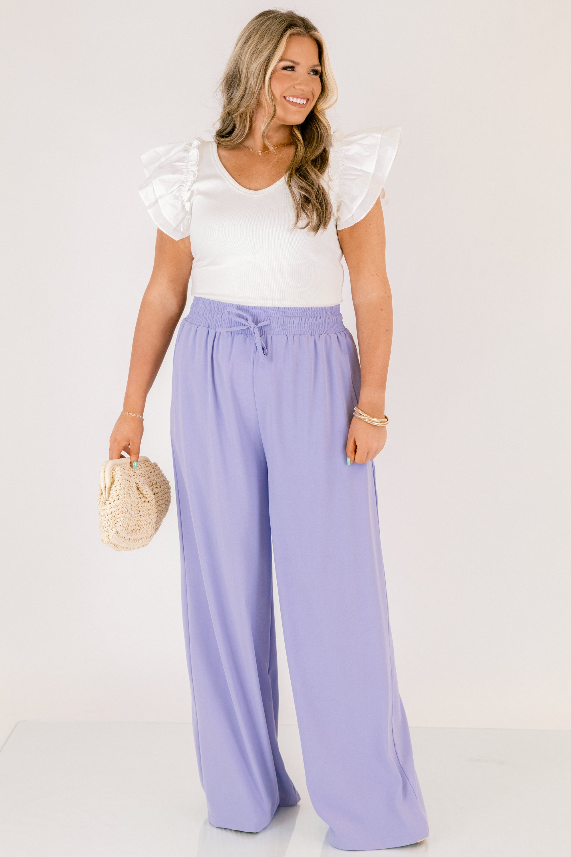 Can't Sit Still Pants, Periwinkle