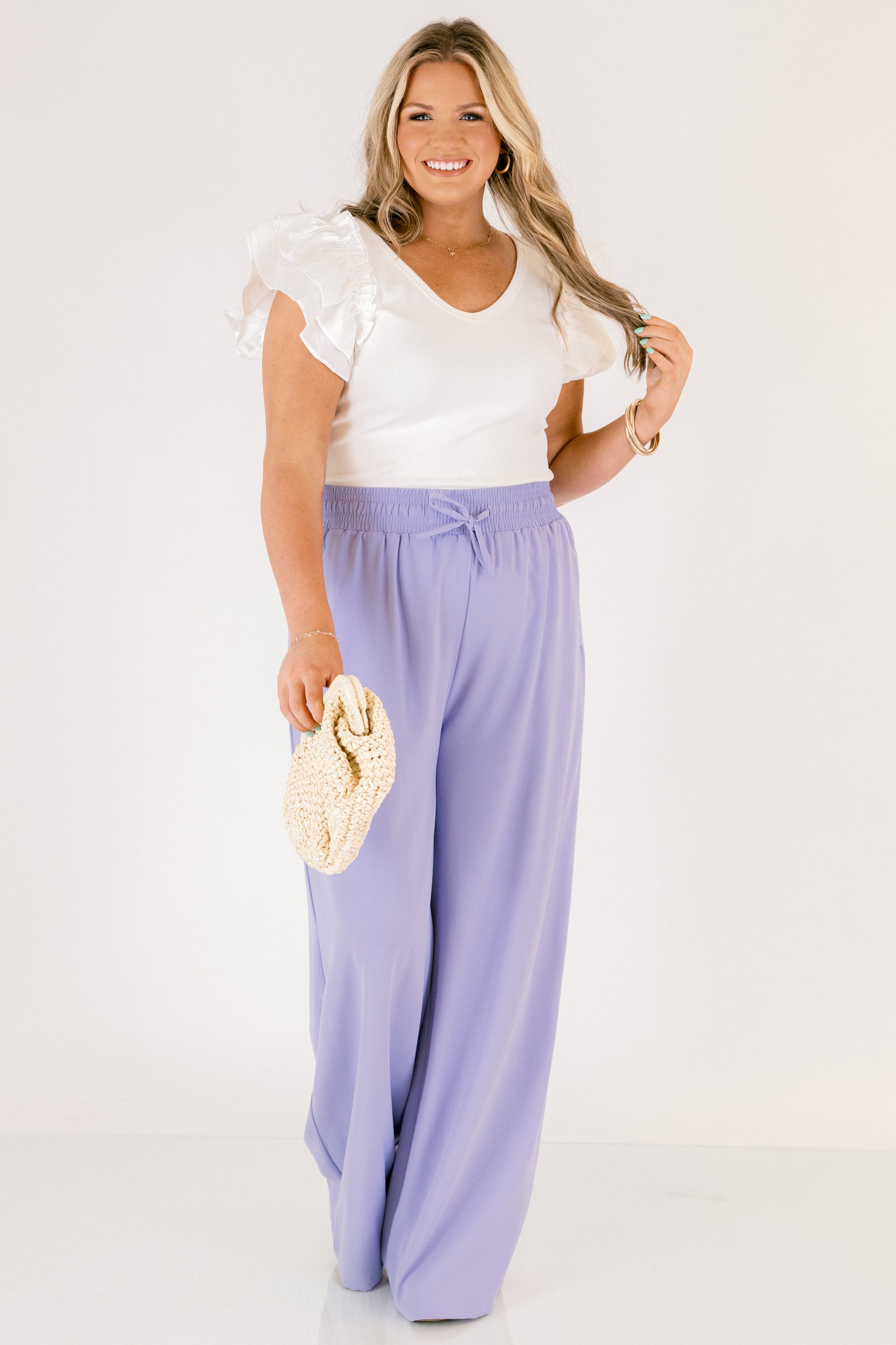 Can't Sit Still Pants, Periwinkle
