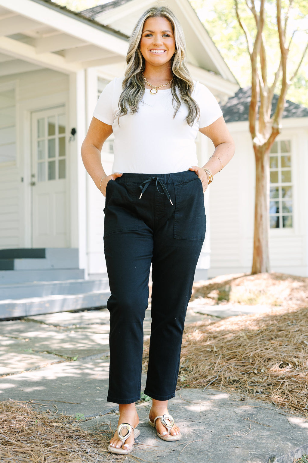 Carry On Queen Pants, Black