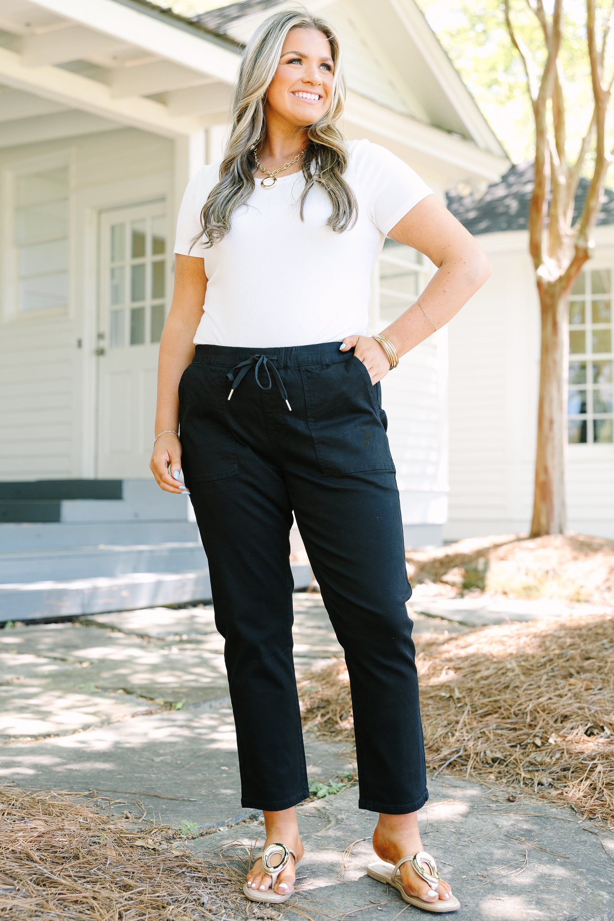 Carry On Queen Pants, Black