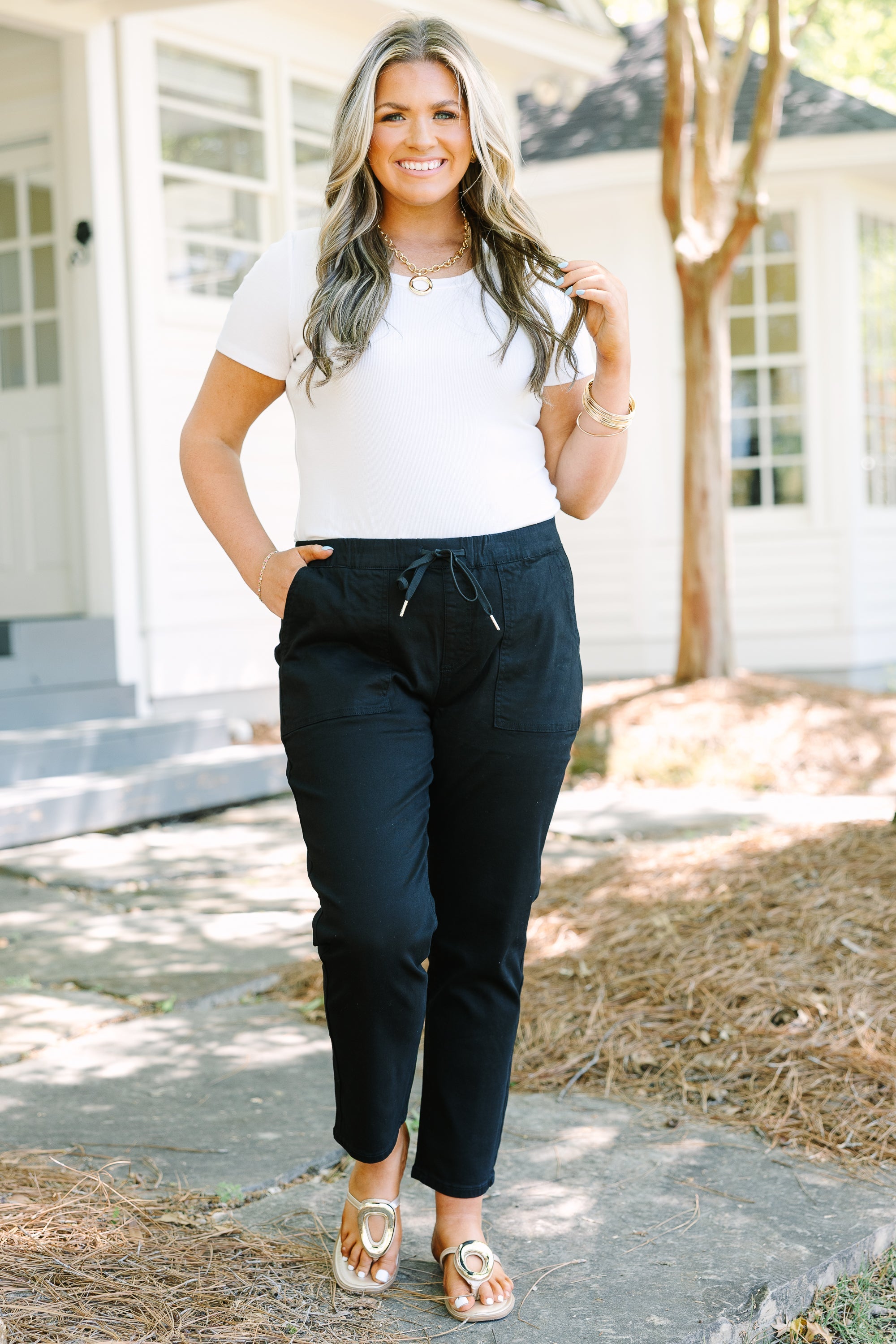 Carry On Queen Pants, Black