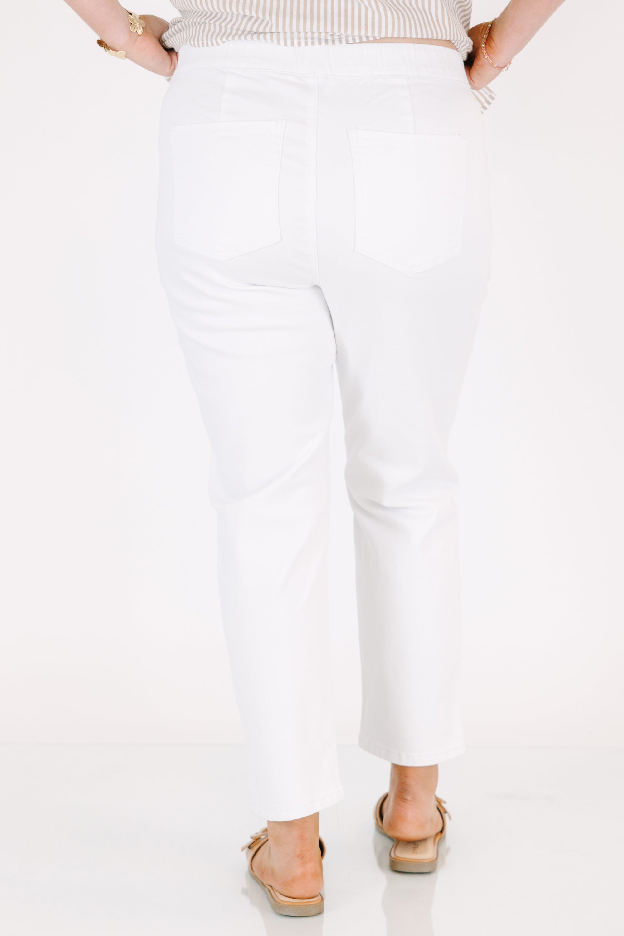 Carry On Queen Pants, White