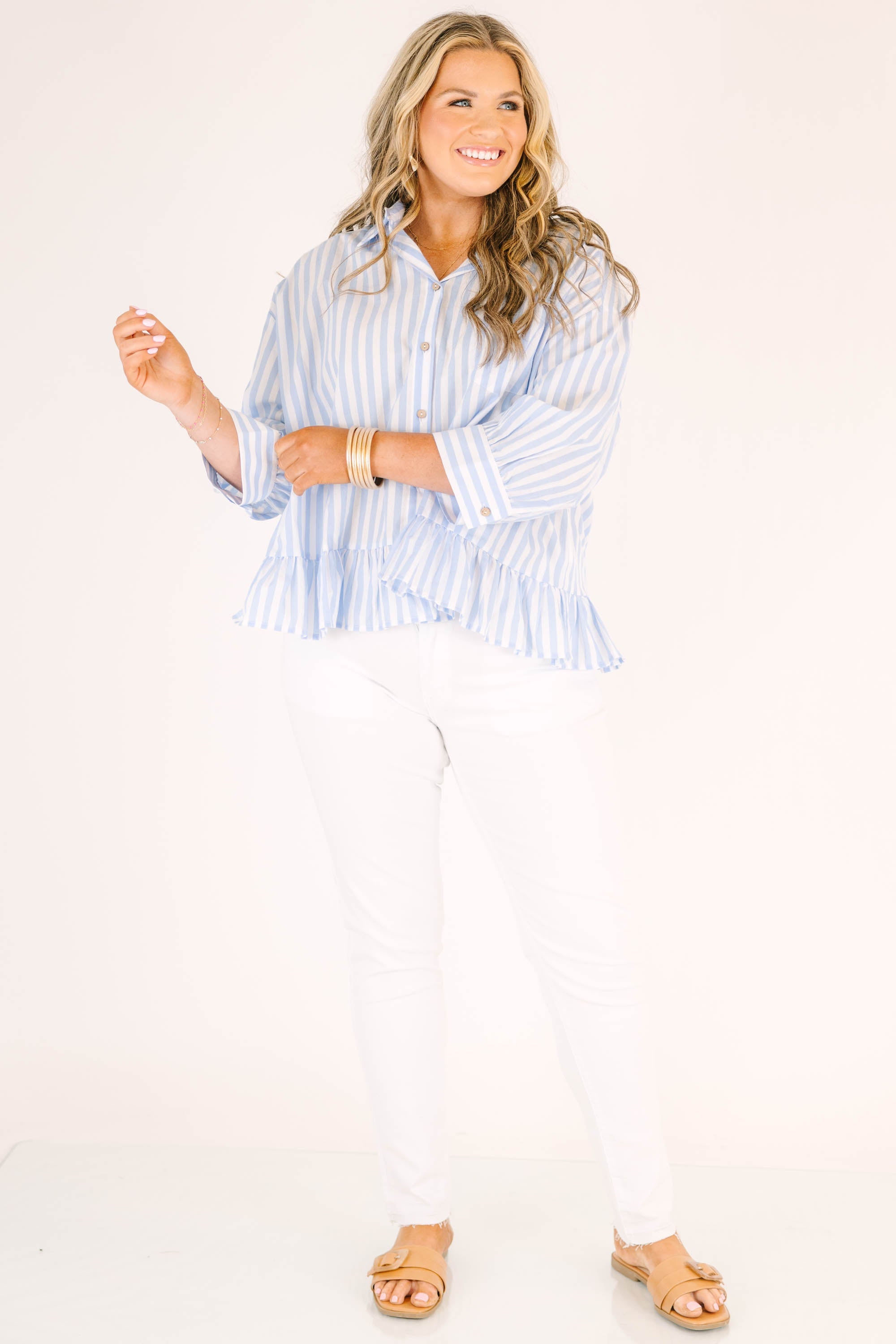 Casting Shadows Skinny Jeans, White