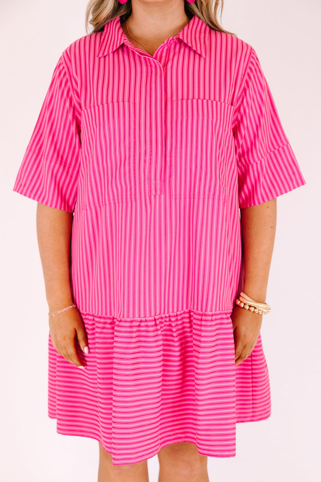 Catch My Drift Dress, Pink
