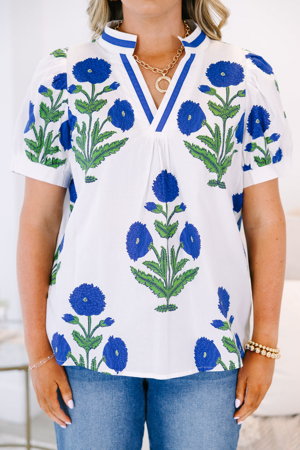Caught My Eye Top, White
