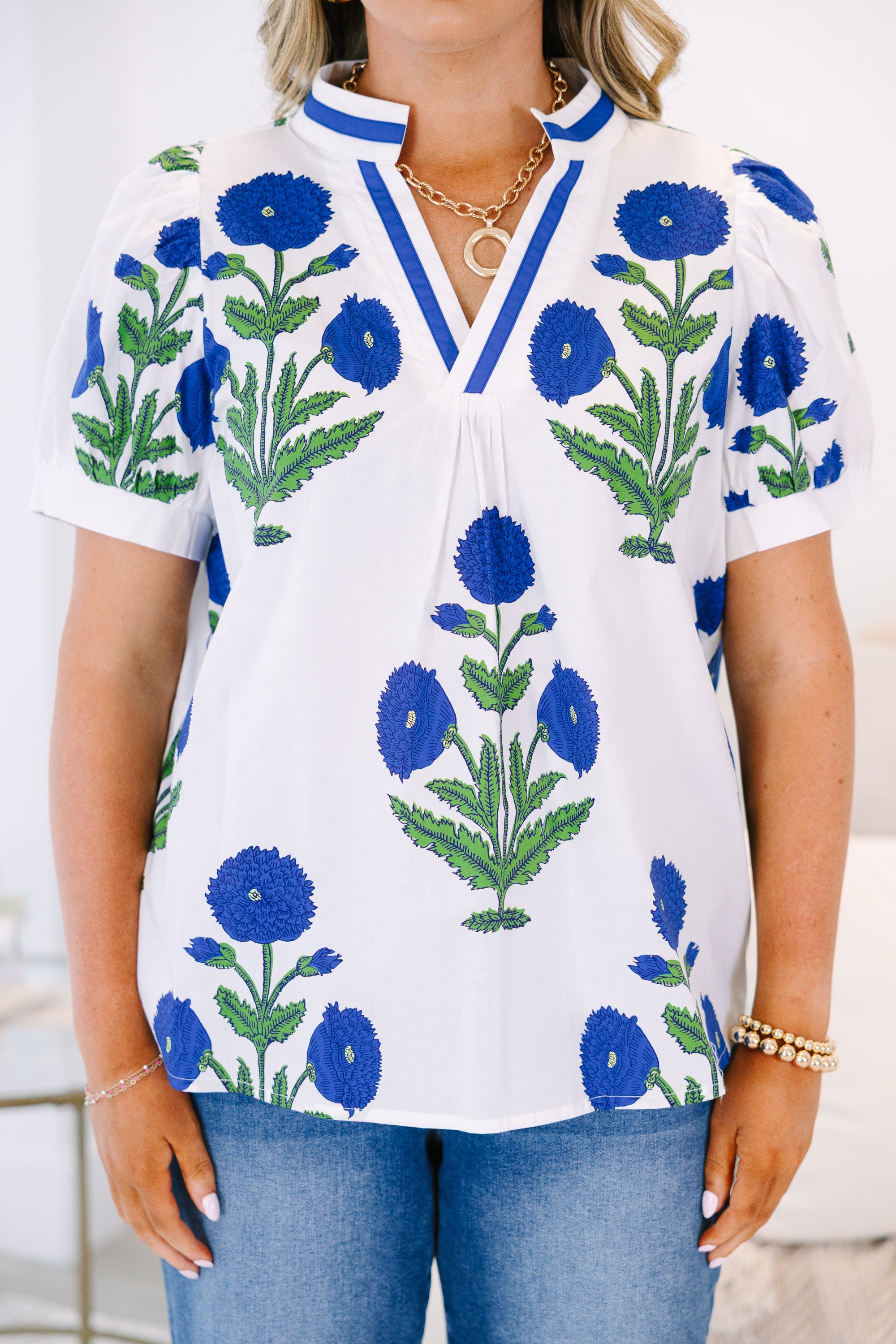 Caught My Eye Top, White