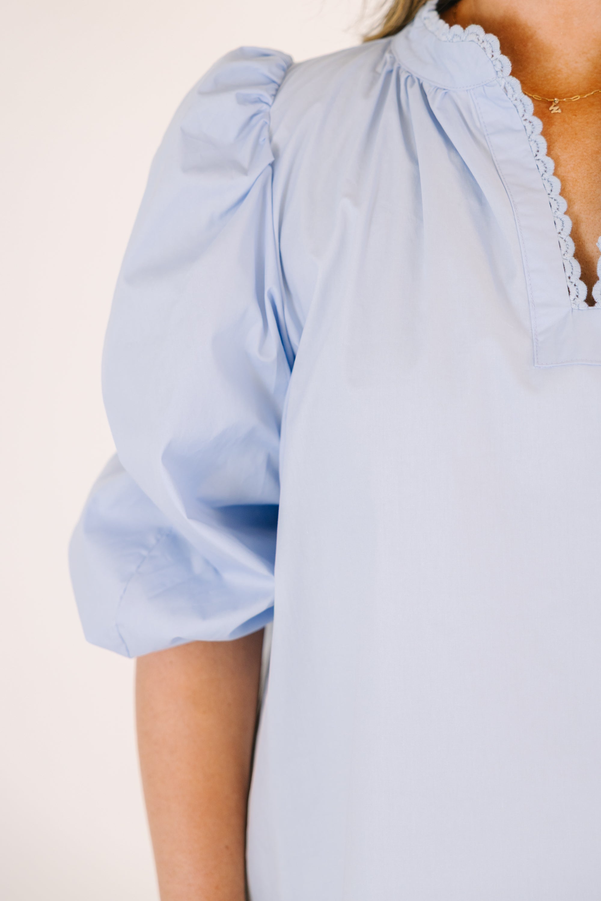 Chic Charm Dress, Light Blue