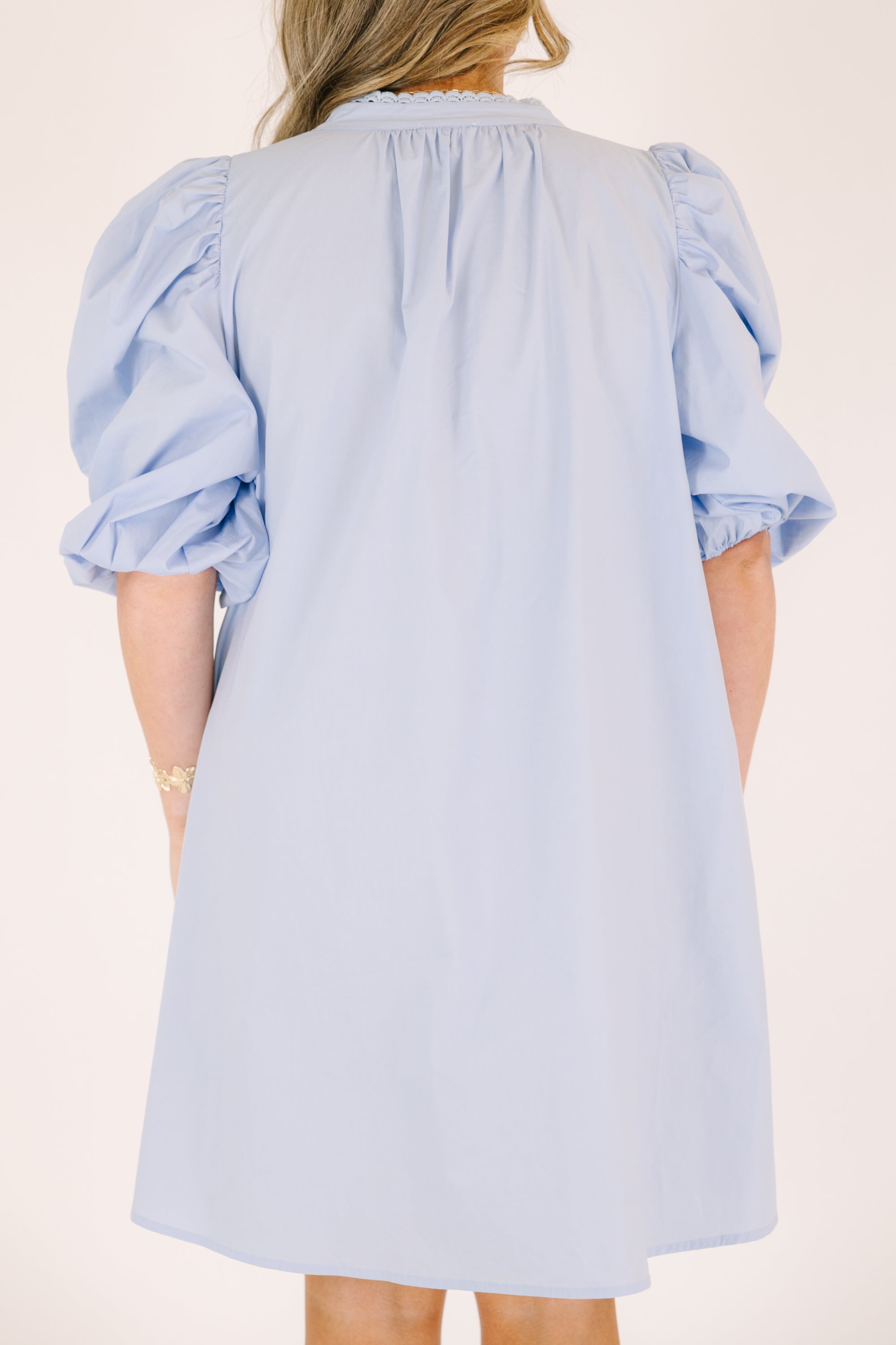 Chic Charm Dress, Light Blue