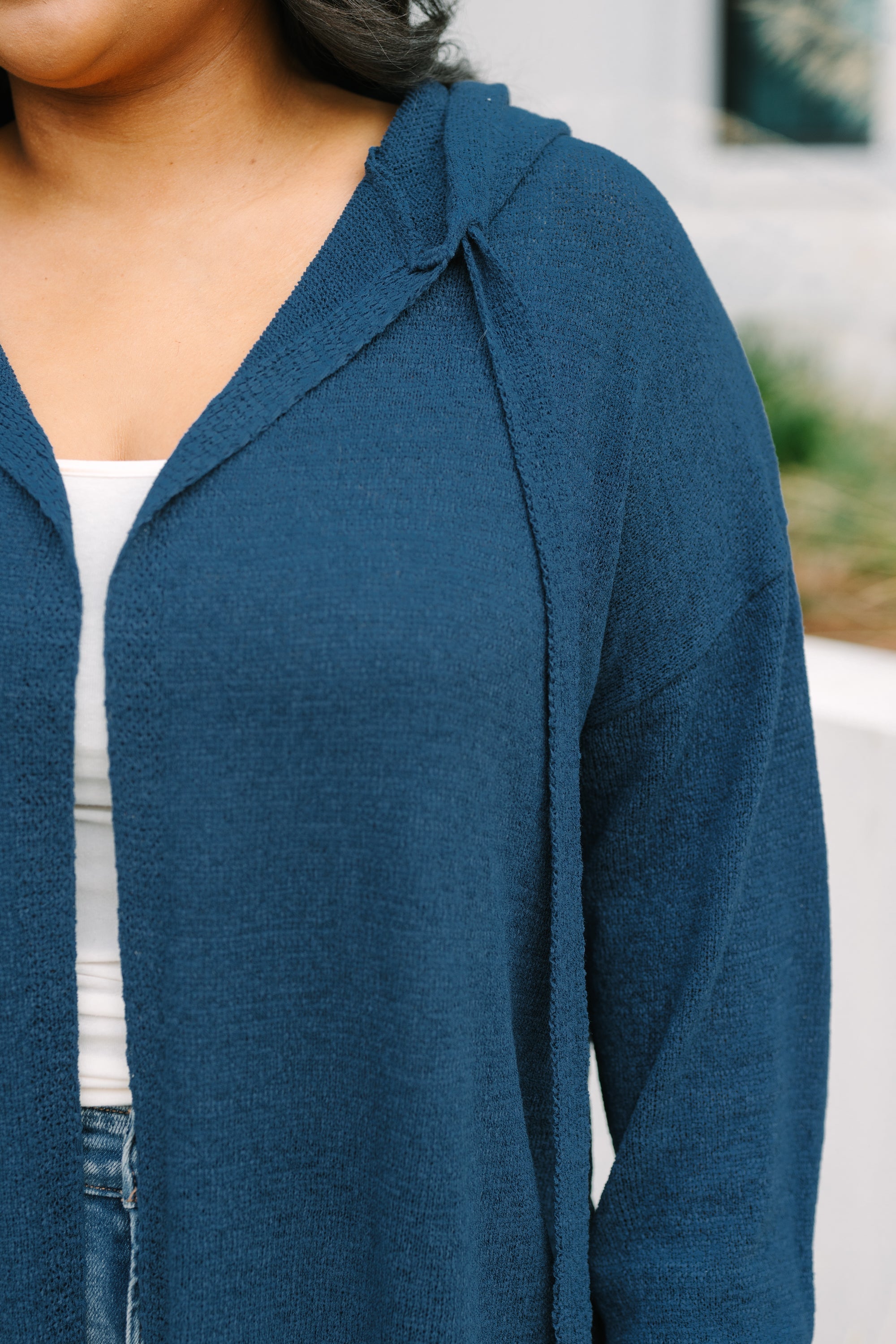 Chill With Me Cardigan, Navy