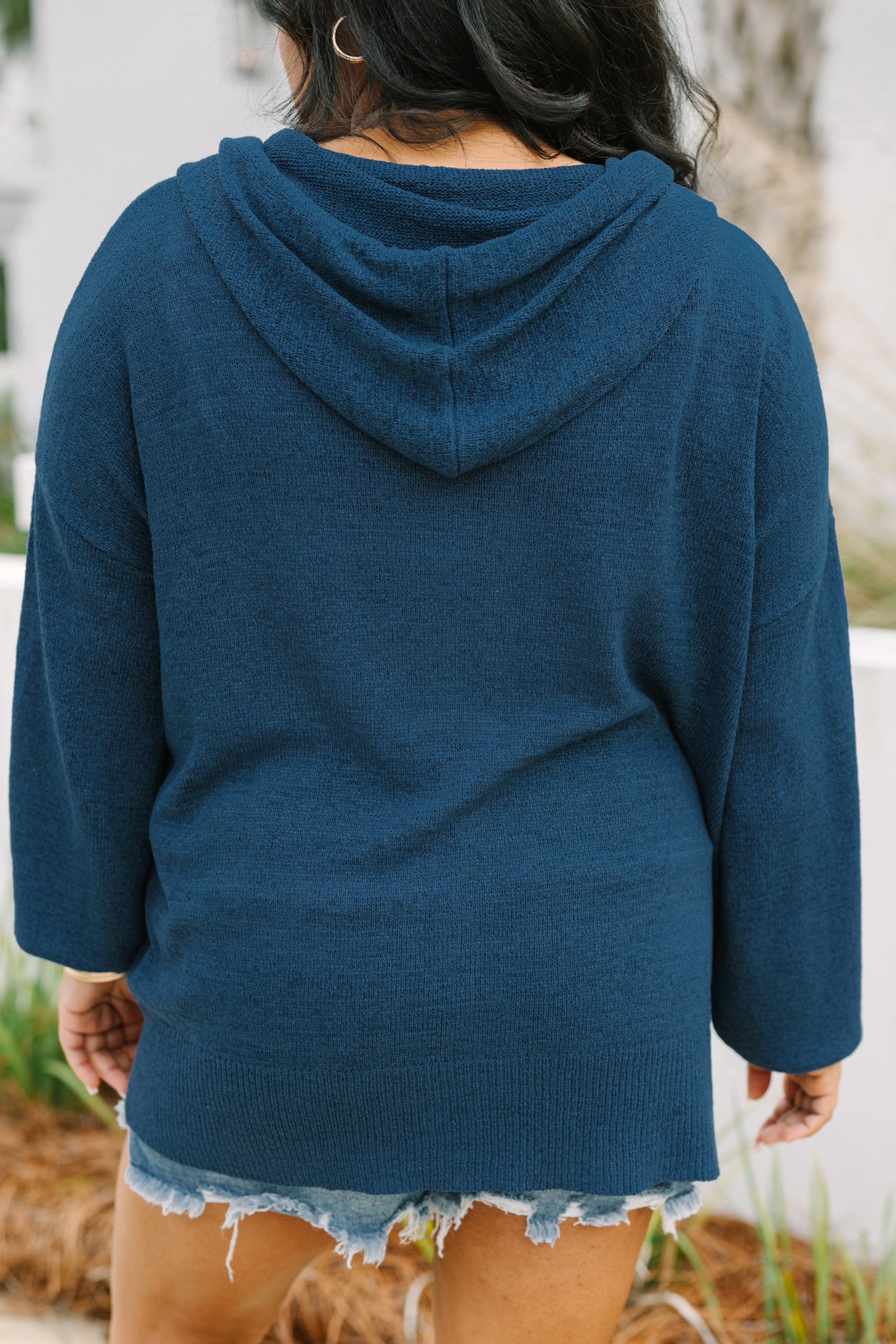 Chill With Me Cardigan, Navy