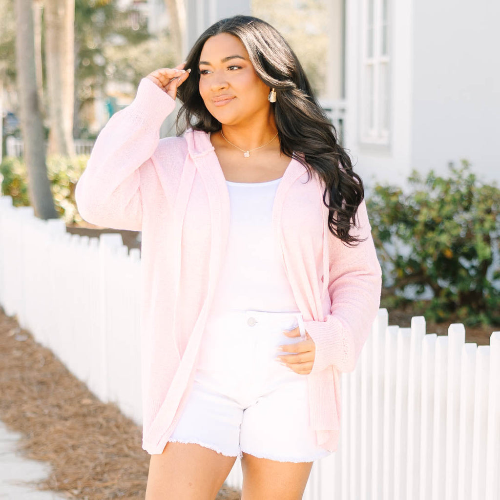 Chill With Me Cardigan, Pink