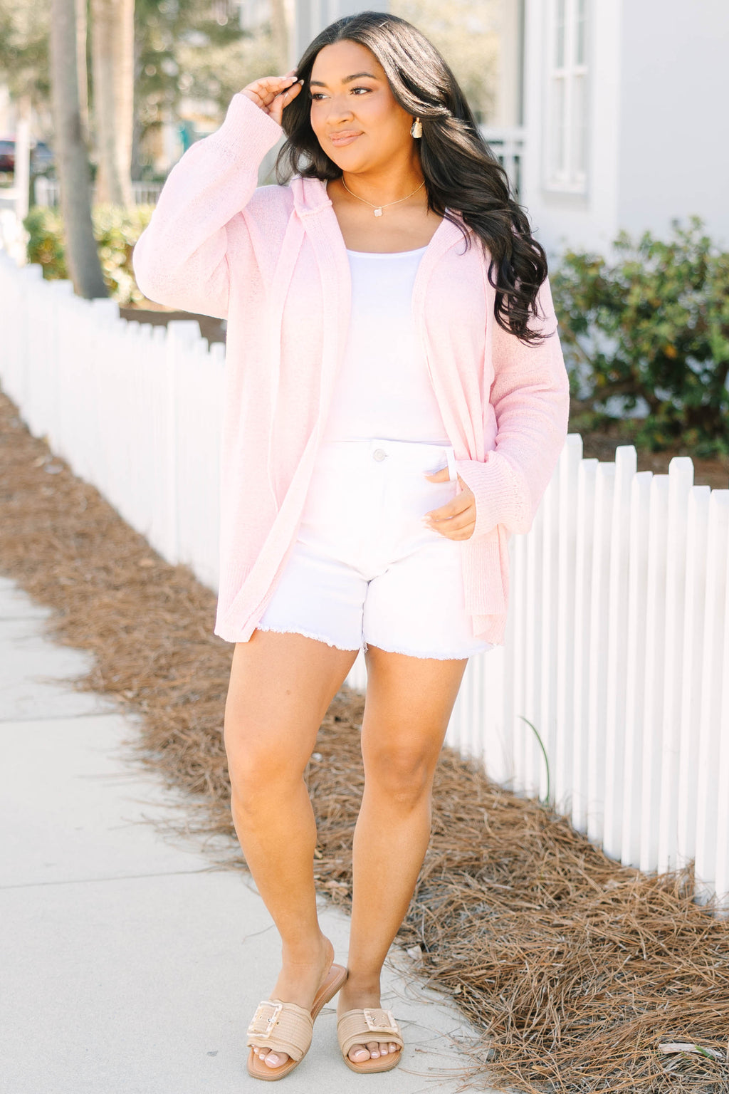 Chill With Me Cardigan, Pink