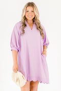Circle Back Dress, Lavender