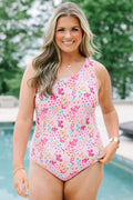 Coastal Cutie Swimsuit, Pink Floral