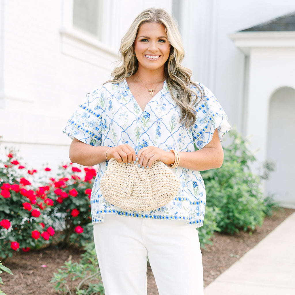 Coastal Love Top, Blue-Green