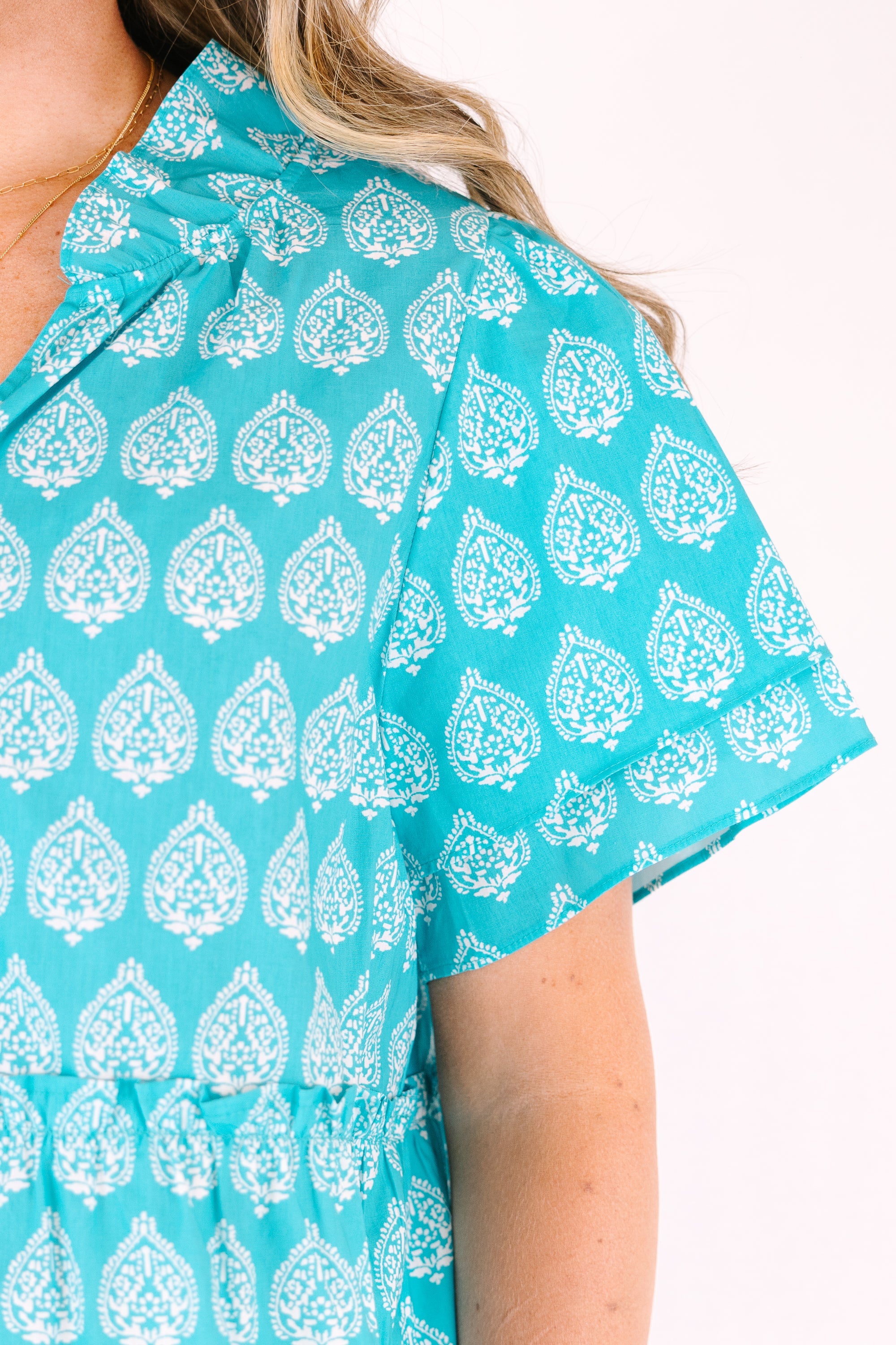 Coastal Love Top, Teal