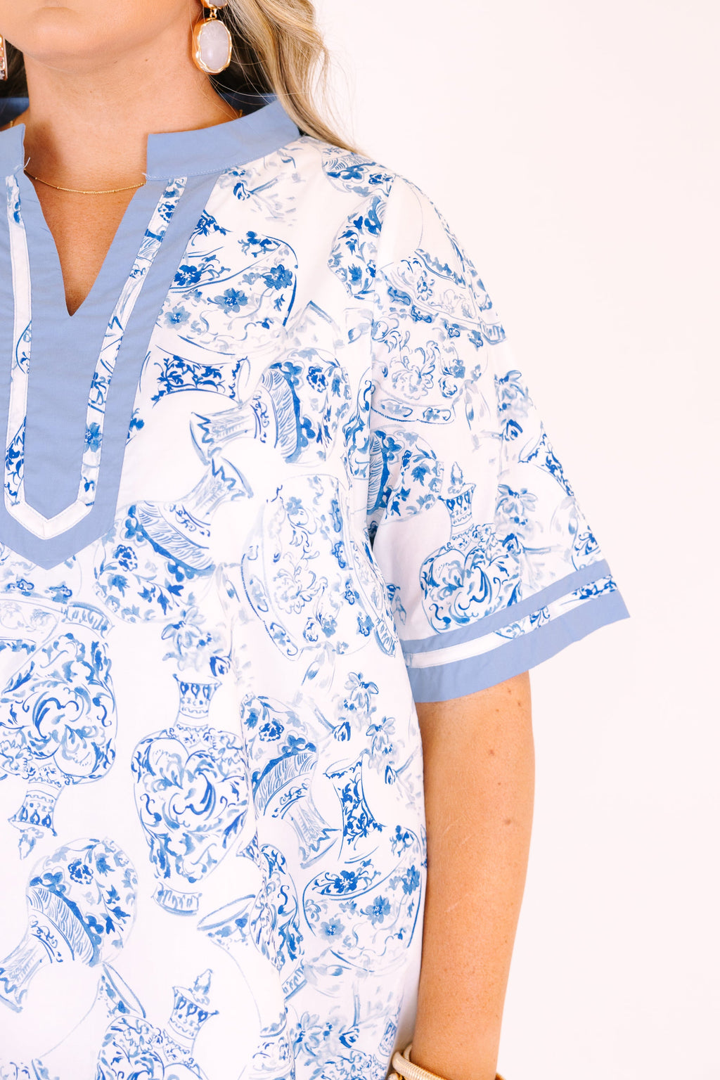 Color Of Me Dress, Blue Porcelain
