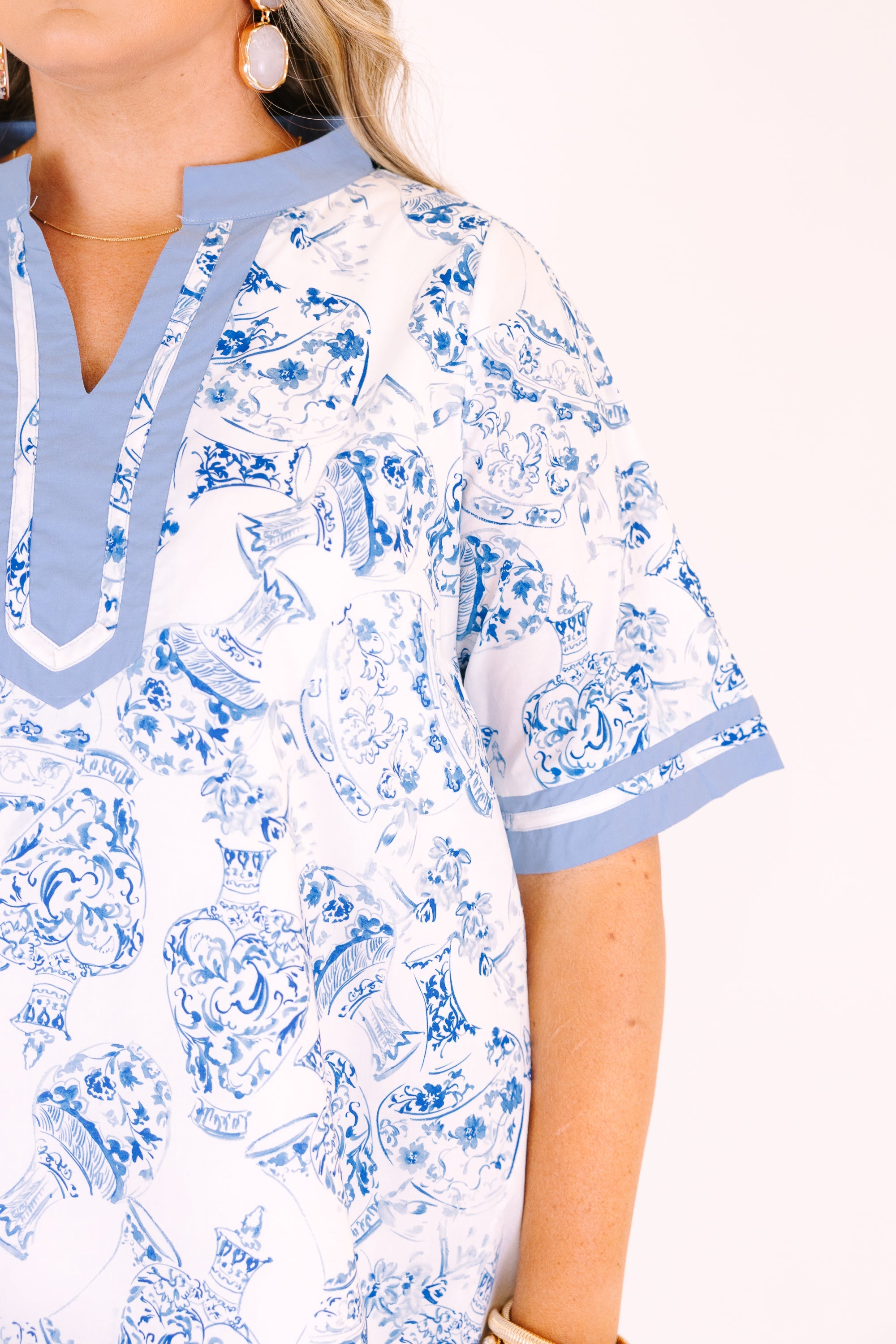 Color Of Me Dress, Blue Porcelain