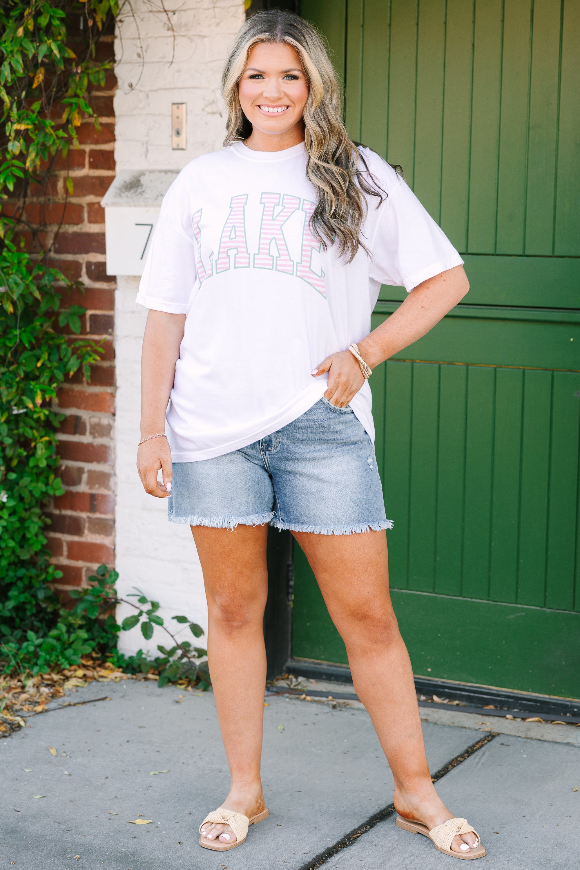 Comfort Colors: Lake Livin' Tee, White