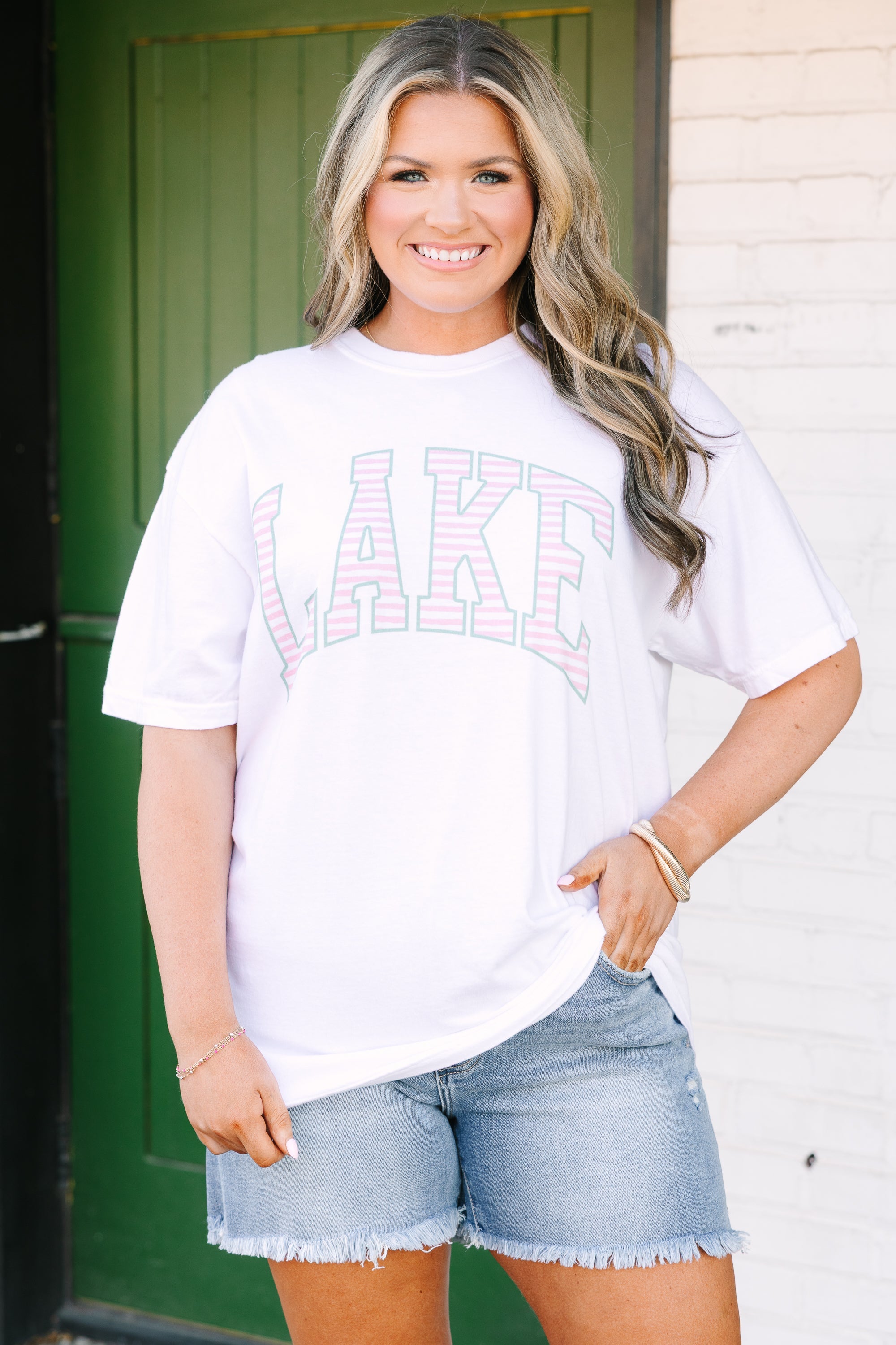 Comfort Colors: Lake Livin' Tee, White