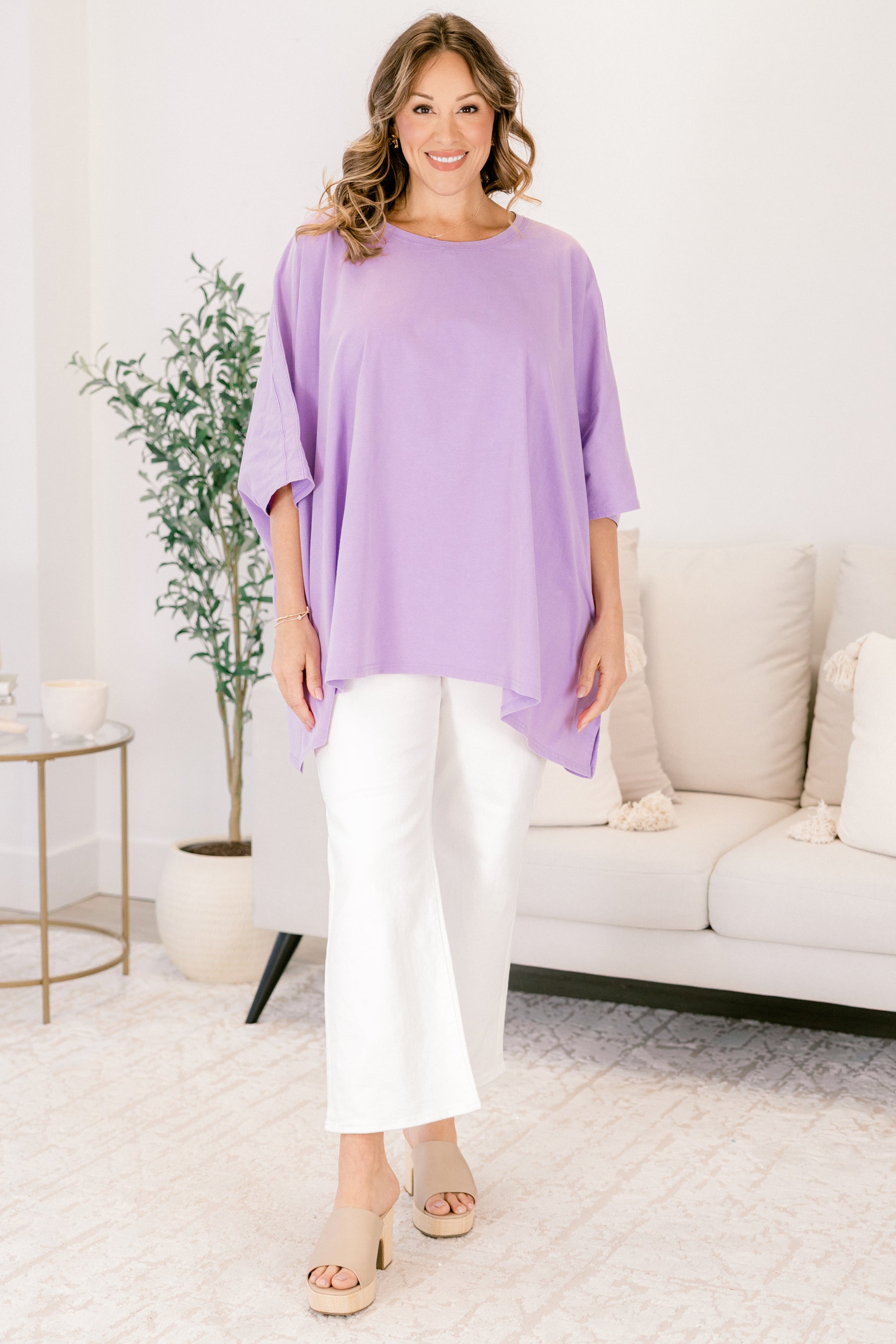 Comparing The Two Tunic, Purple