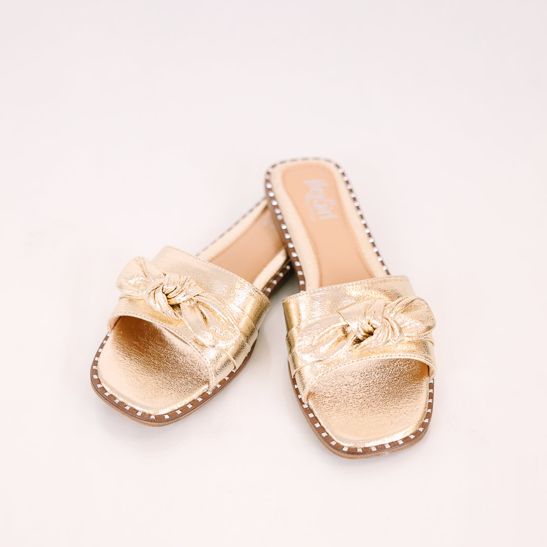 Corky's: Awaiting The Weekend Sandals, Gold