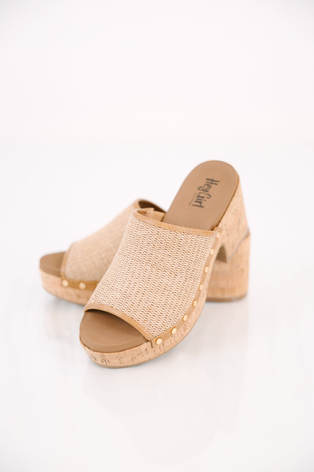 Corky's: Coastal Serenity Heels, Honey Raffia