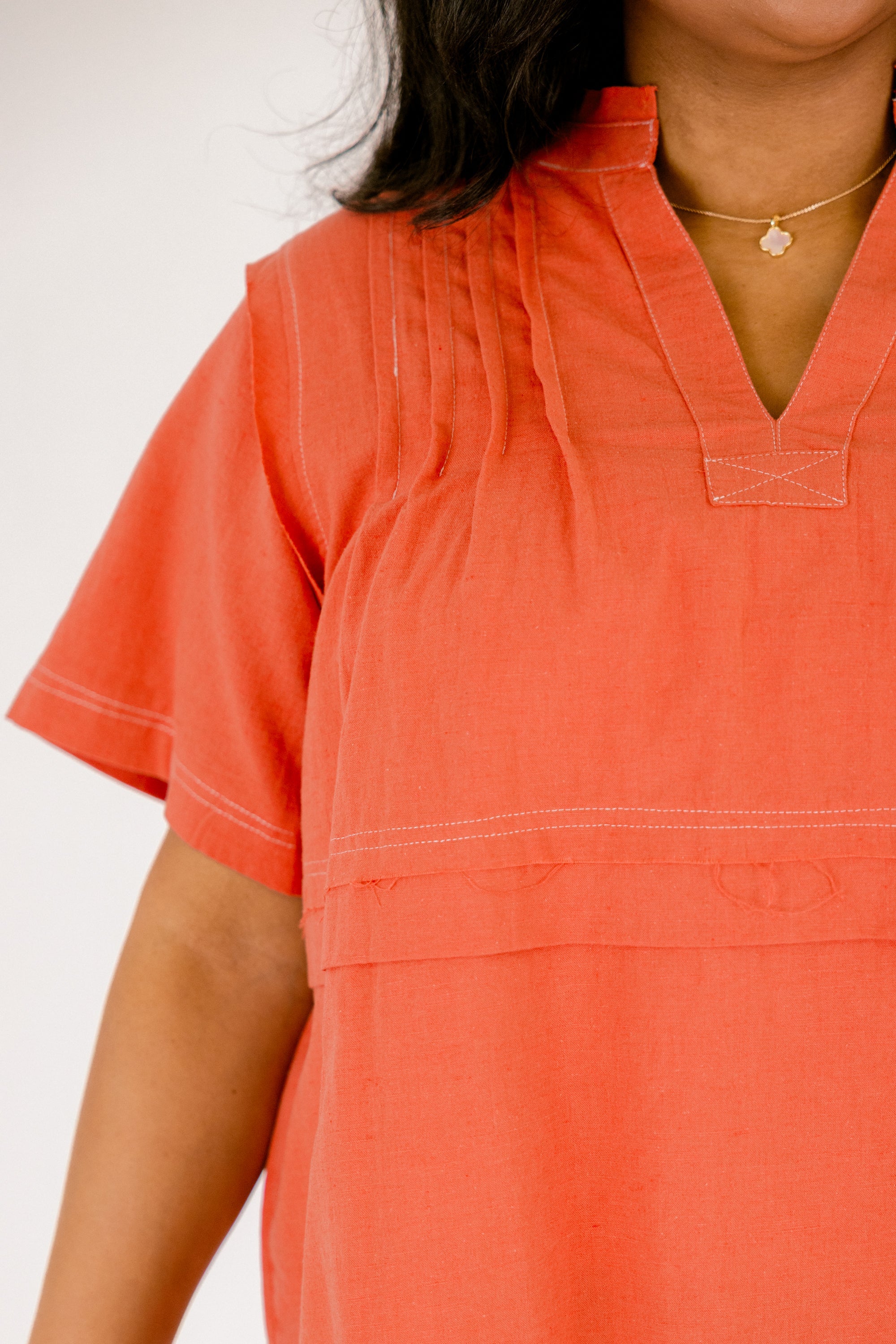 Countryside Trip Top, Clay