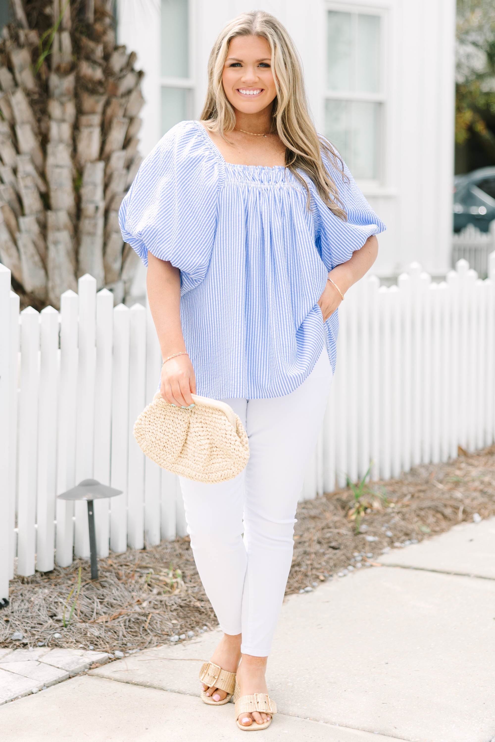 Cozy Love Top, Blue